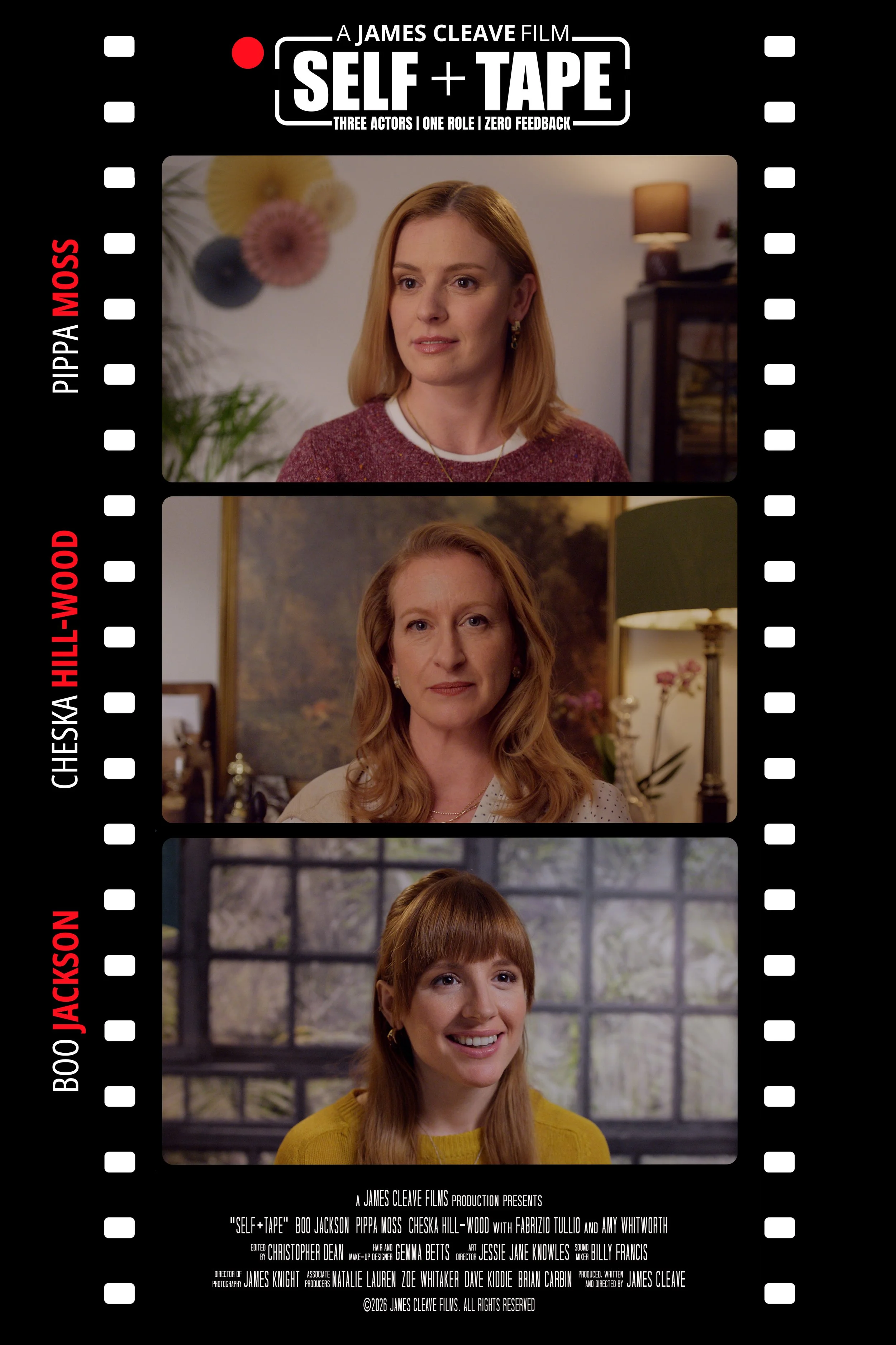 Official Poster for SELF+TAPE short film