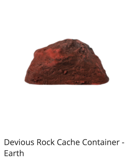 Rock Cache Container