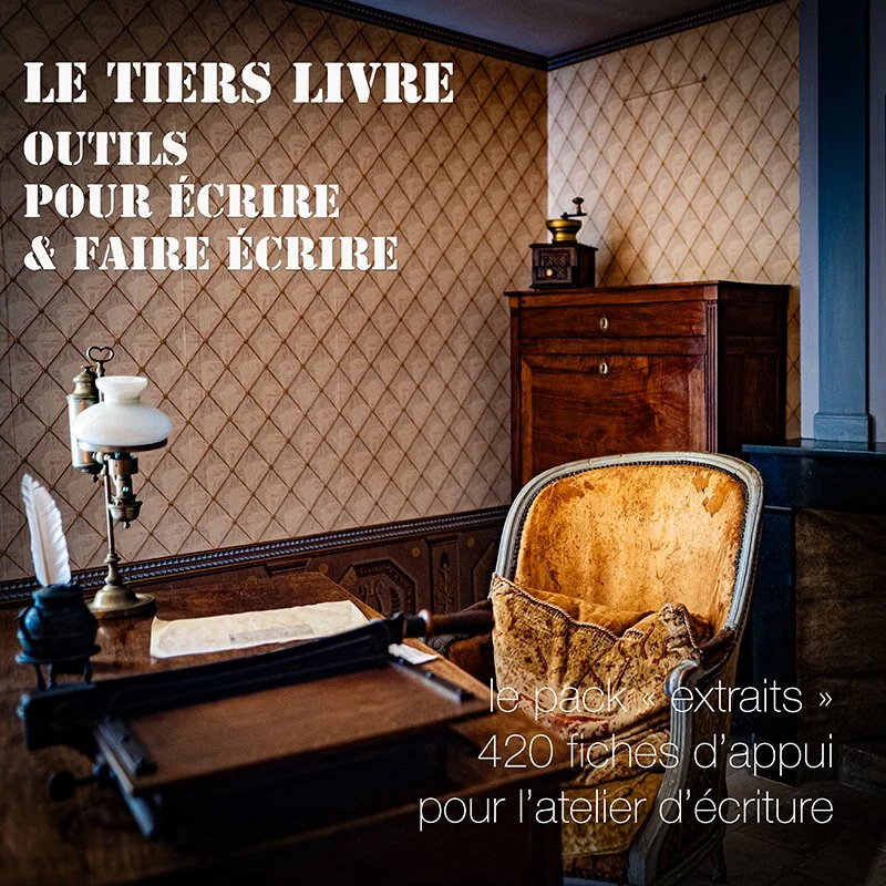 le pack «extraits », 420 fiches d'appui pour l'atelier d'écriture