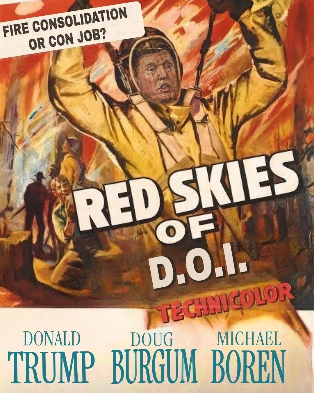 Any fire agency consolidation must have ecological fire management as its mission!

The Department of the Interior Secretarial Order #3443 implements Trump's Executive Order that mandates consolidation of federal agencies&rsquo; fire management progr