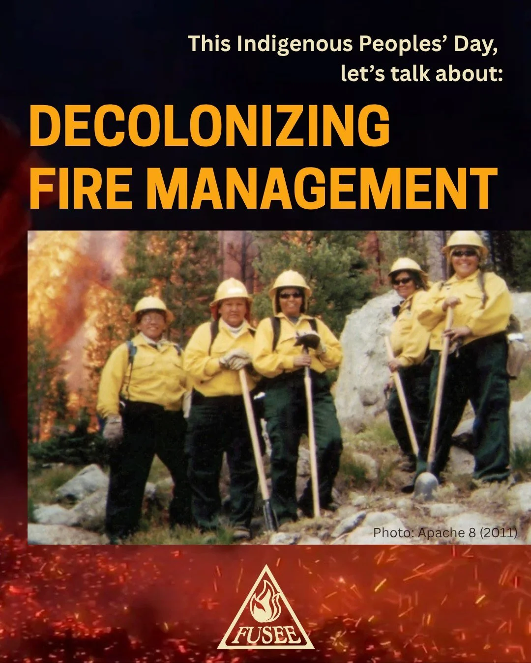 This Indigenous Peoples' Day, let's decolonize fire management 🔥

👨&zwj;🚒 Fire as a tool for ecosystem management dates back to a time long before colonizers came to Turtle Island.

🍂 Legal suppression of cultural burning harms not only our envir