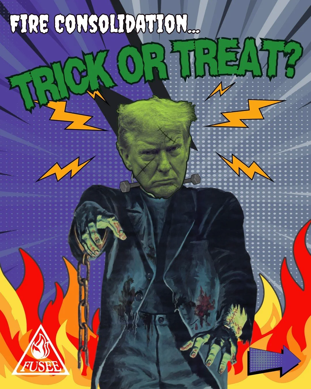 WiIl Trump's Fire Con be a trick 😱 or a treat 🍬? 

👉 Trump has ordered the consolidation of all five federal fire agencies to consolidate into one Mega Agency.

This could further downsize the workforce and defund fire management...
or it could le