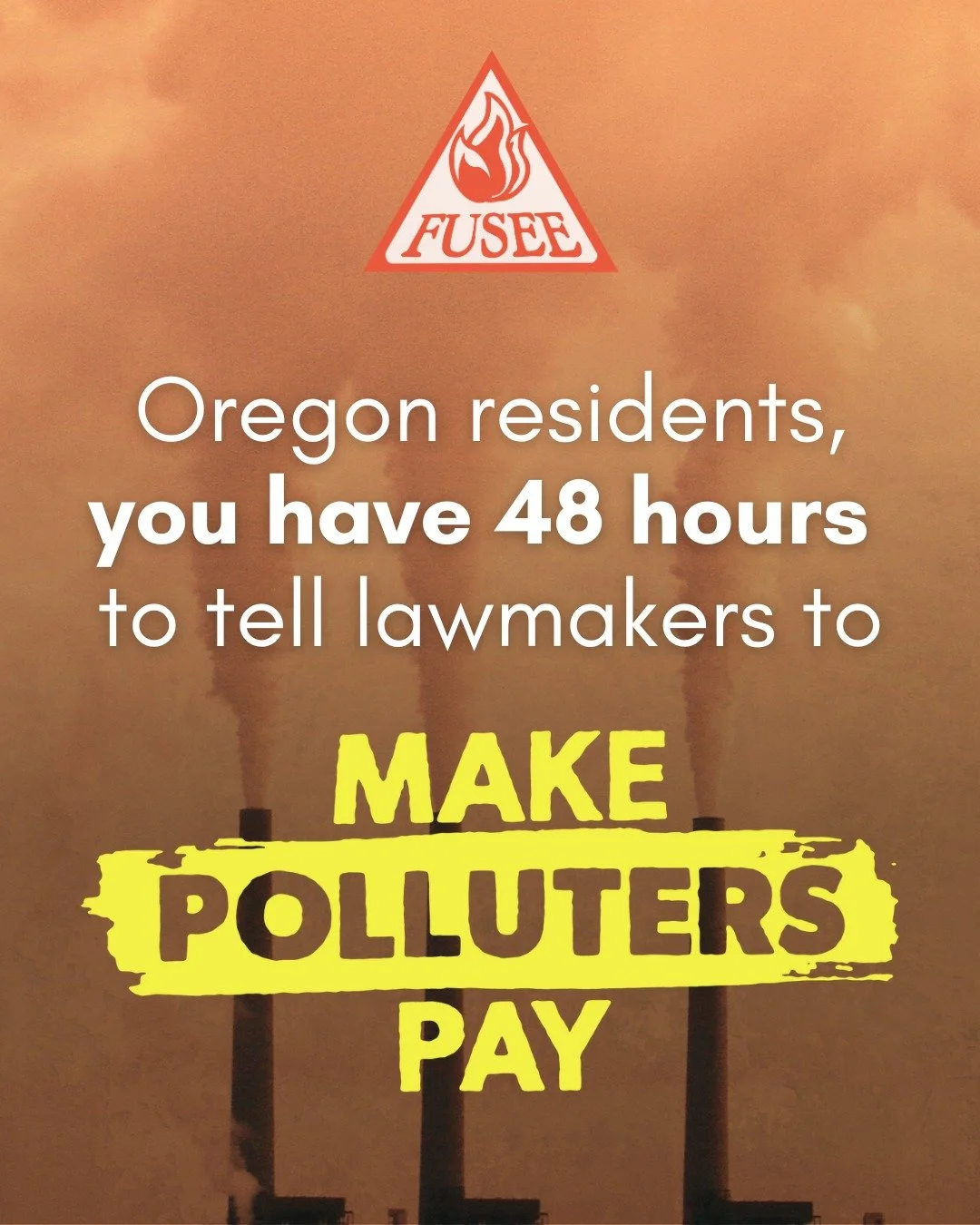 ❗ACT NOW❗

If you live in Oregon, you have the opportunity to make your voice heard for the next 48 hours, starting NOW, February 5th at 1 PM.

SB 1541 would create the Climate Resilience Superfund to ensure the largest out-of-state fossil fuel pollu