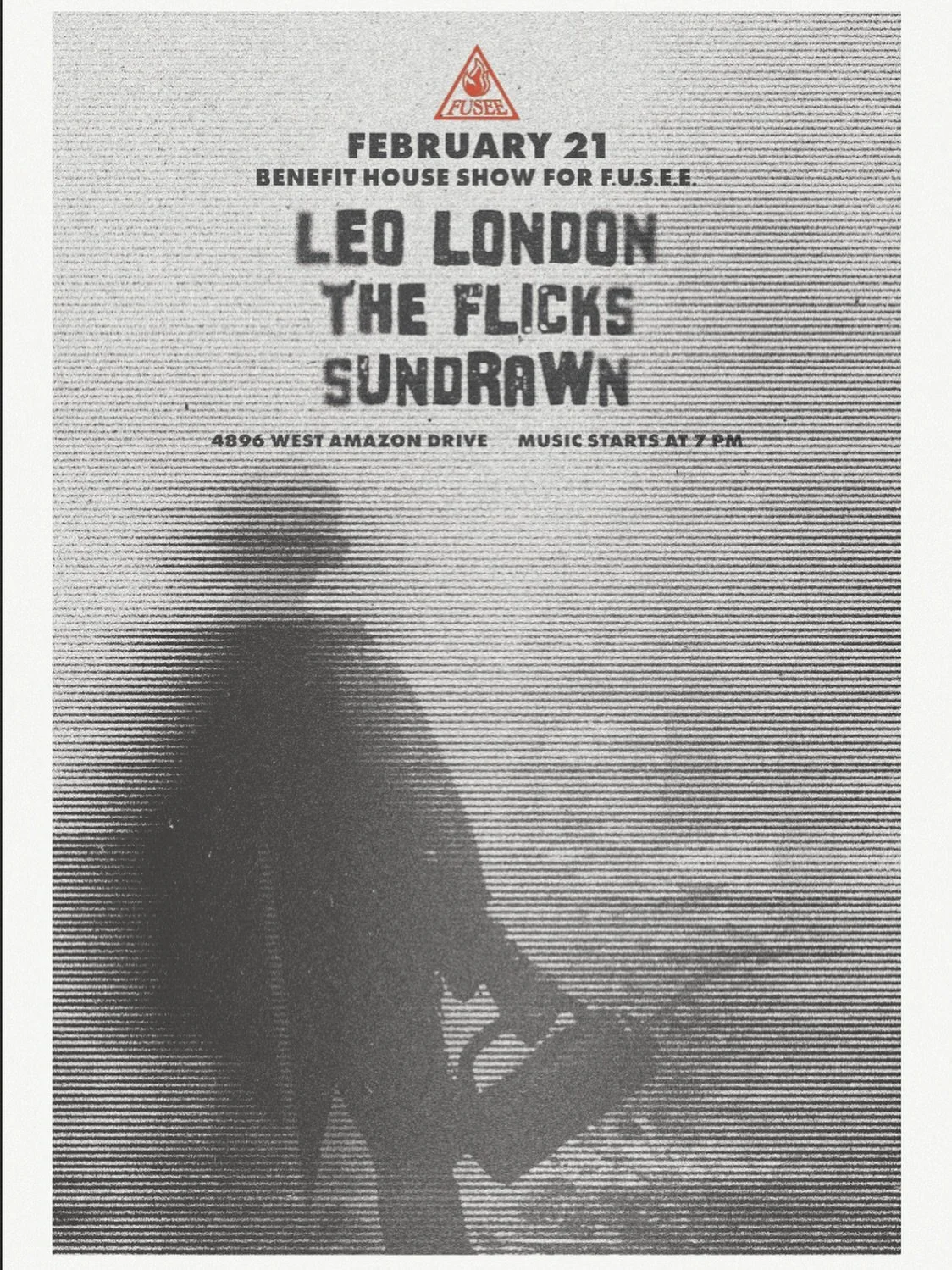 A Benefit Show for FUSEE is happening this weekend! ❤️&zwj;🔥

🎟️ $10 donation suggested, NOTAFLOF
📍4896 W Amazon Dr, Eugene, OR
🎤  @therapy_cranes @theflicks_band and Sundrawn

You won&rsquo;t want to miss this 😉

#LiveMusicEugene #FUSEEFire #Be