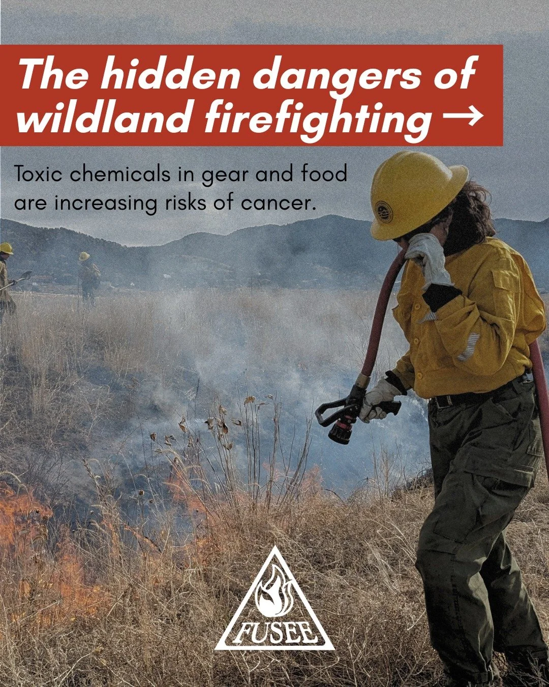 Wildland firefighters shouldn&rsquo;t have to sacrifice their long-term health to protect our communities!

With new research confirming "forever chemicals" linked to cancer and long-term illness in wildland firefighter food, gear, and unif