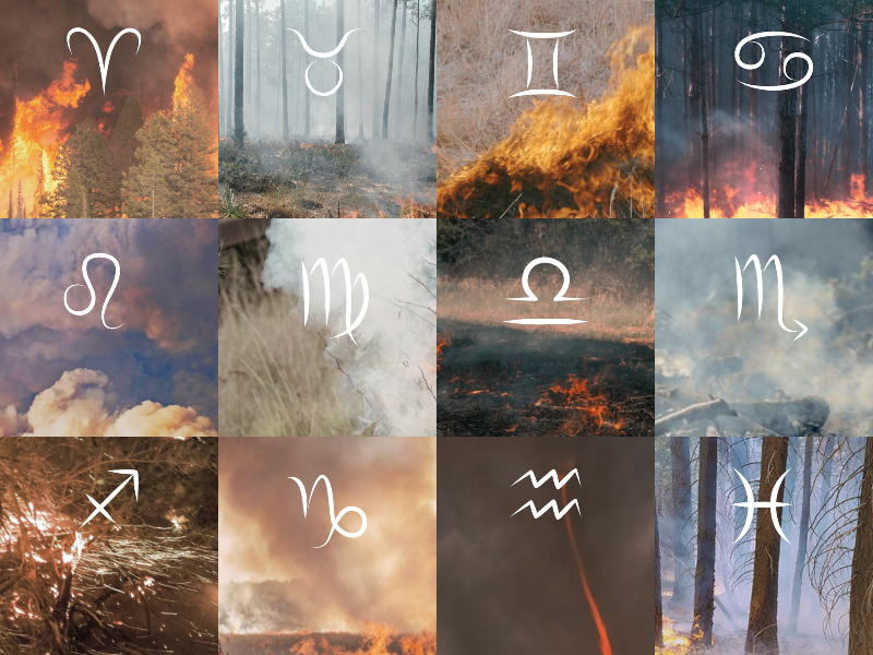 The Zodiac Signs as Fire Behavior