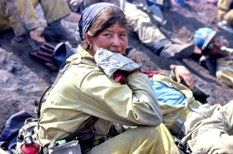 Sue Husari, Wildland Firefighter