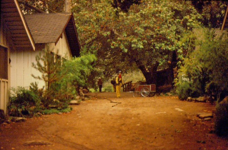 Color Slide from Tassajara during the Marble Cone Fire in Los Padres National Forest