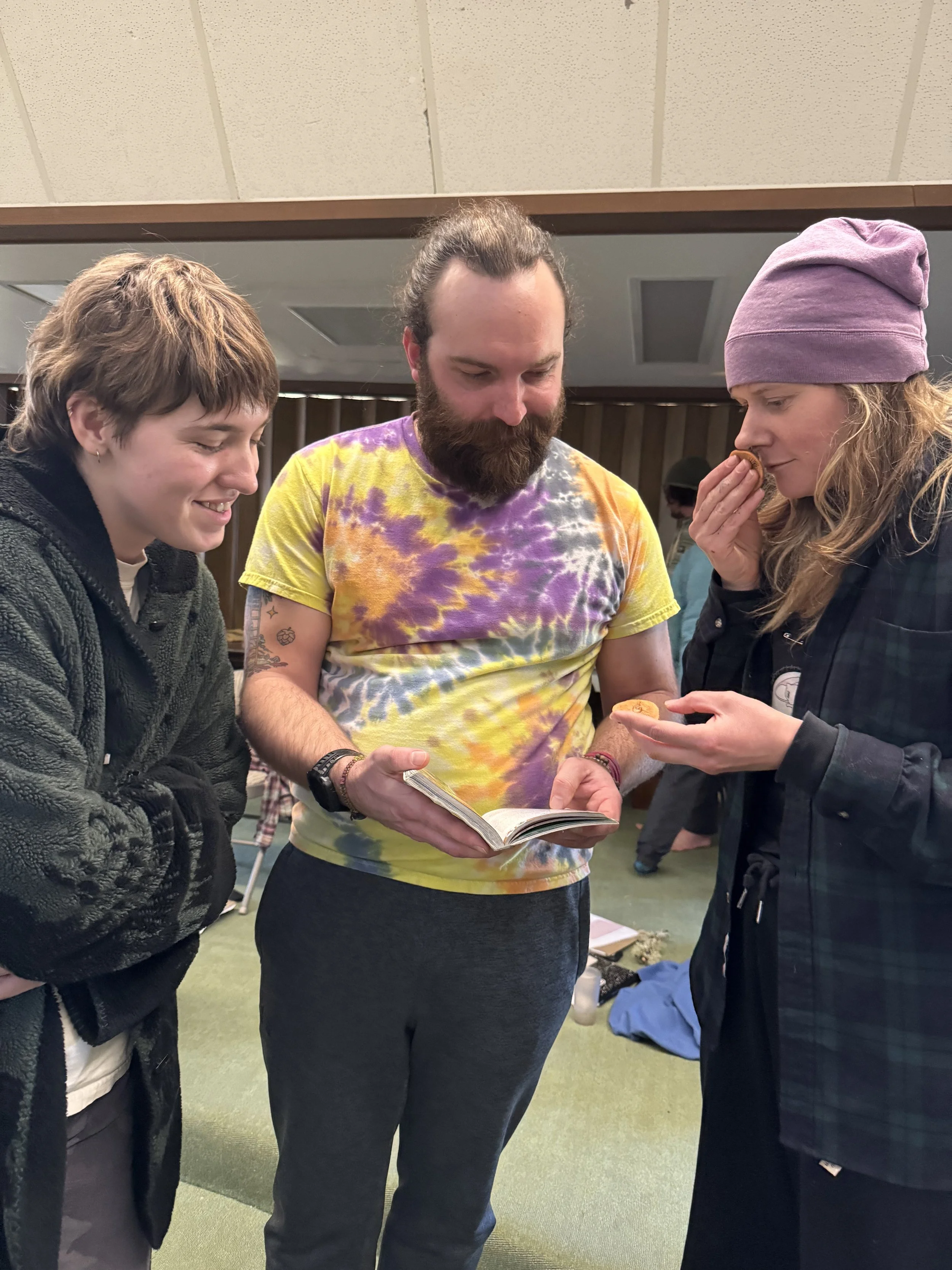 Participants gather during an activity