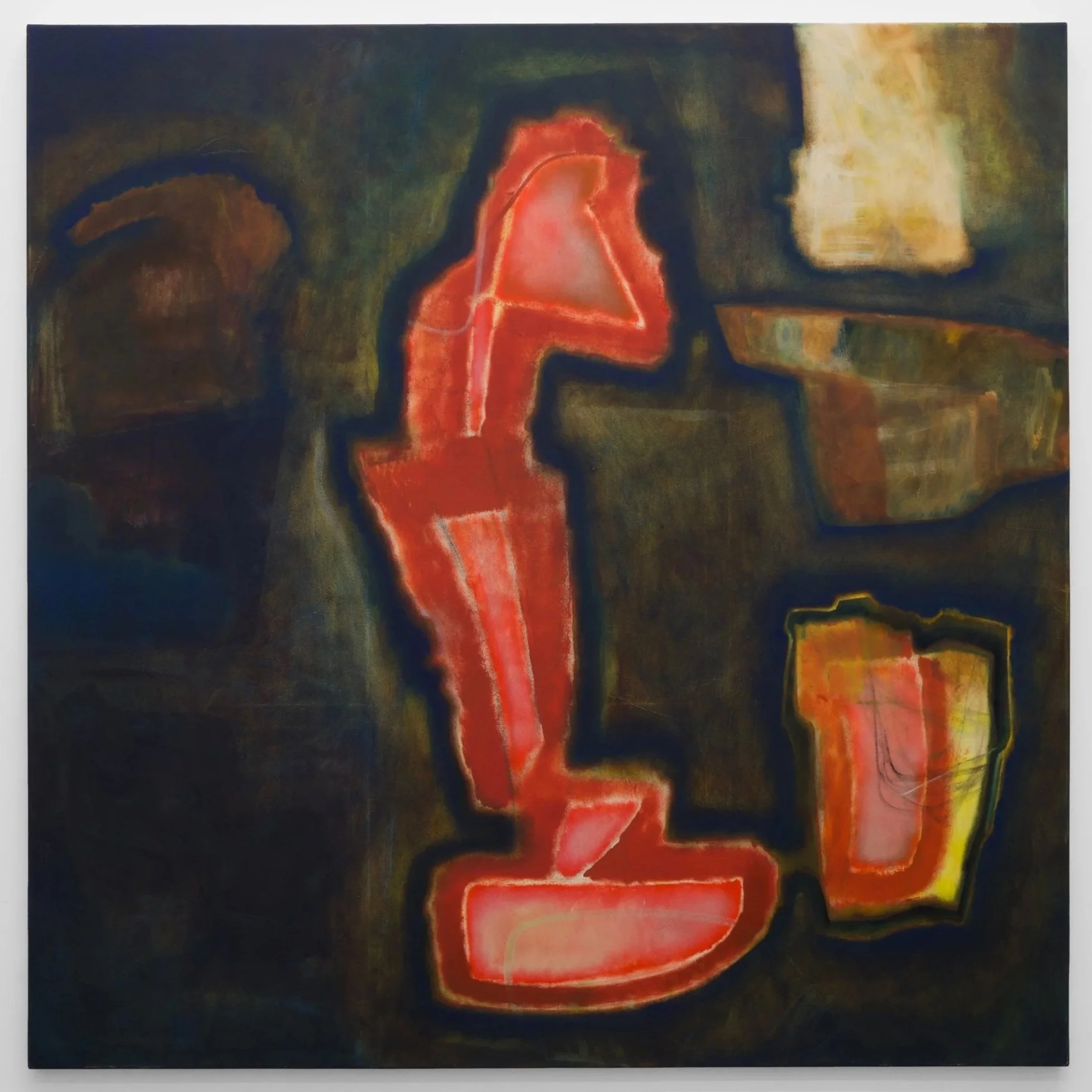 Vincent Larouche:
La chambre froide, 2025
huile sur toile / oil on canvas
182.88 x 182.88 cm