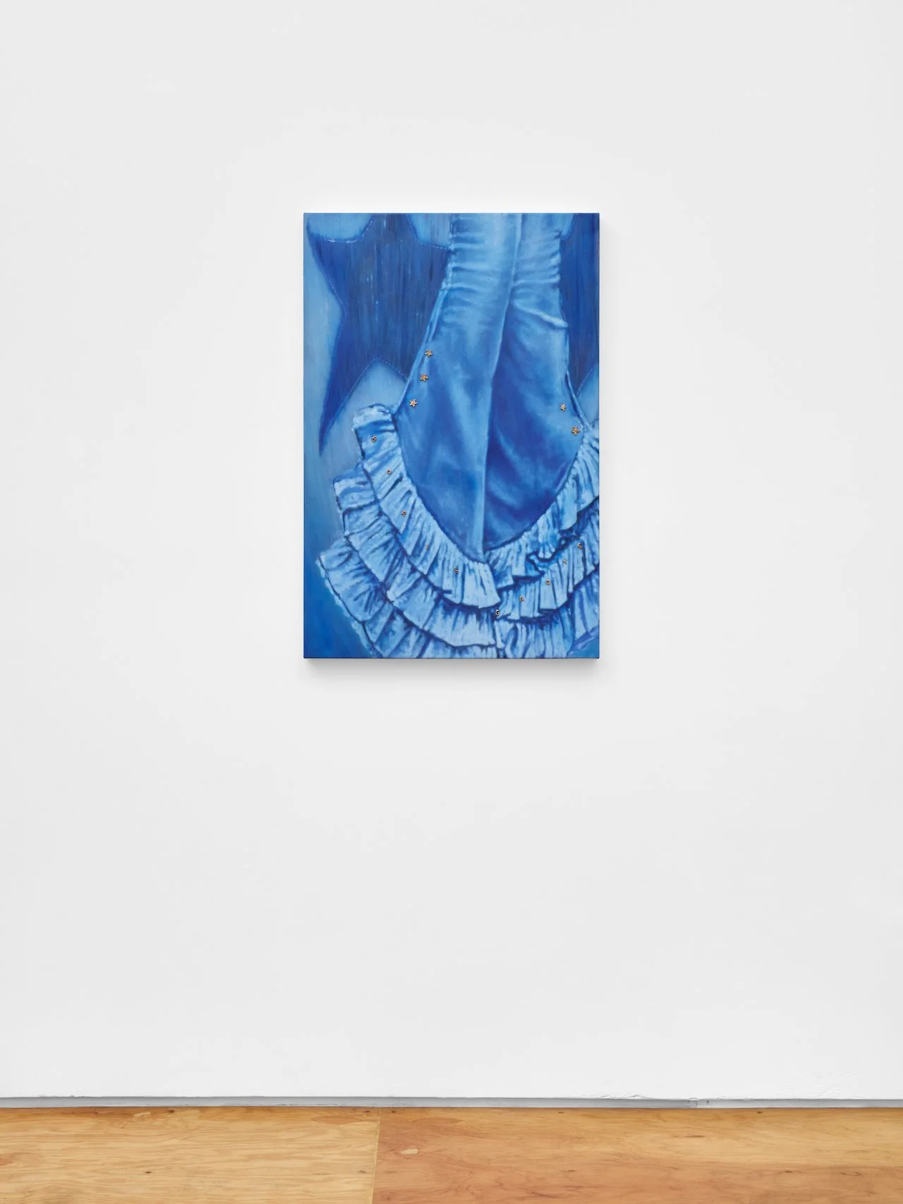 Grace Kalyta
Obligation of Self Design, 2023
Huile sur toile, ornements en bronze sculptés à la main
91.44 x 61 cm
Crédit photo : Olympia Shannon