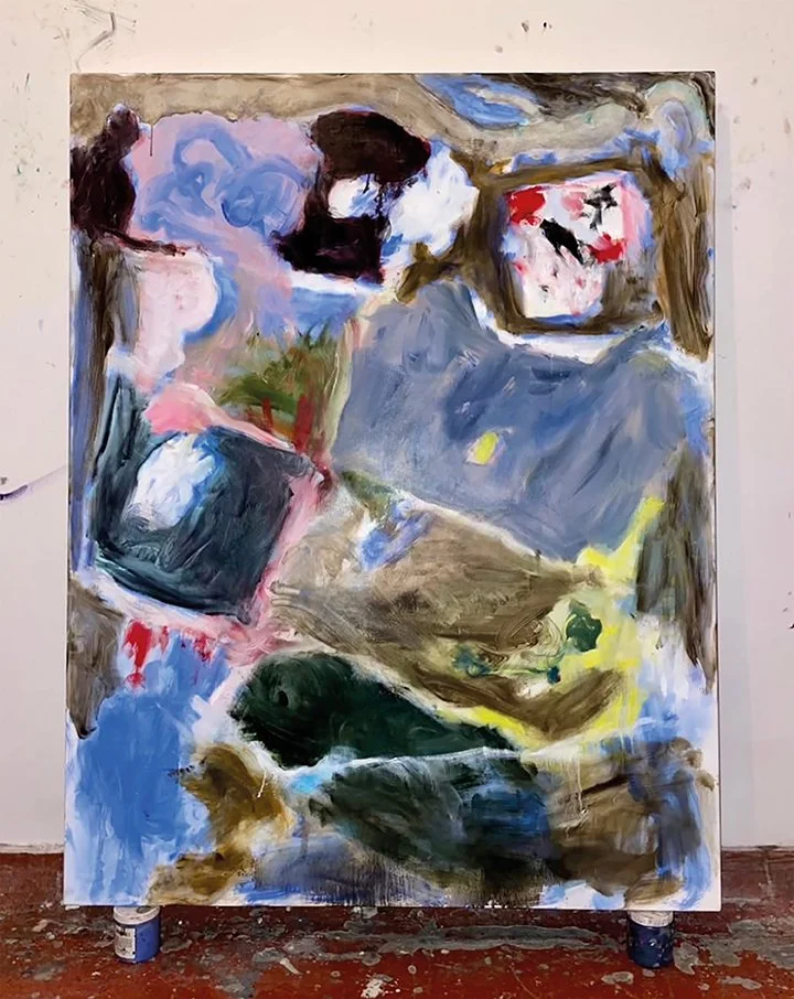 Émile Cantin:
Fun House, 2025
huile sur toile / oil on canvas 
137.1 x 106.6 cm