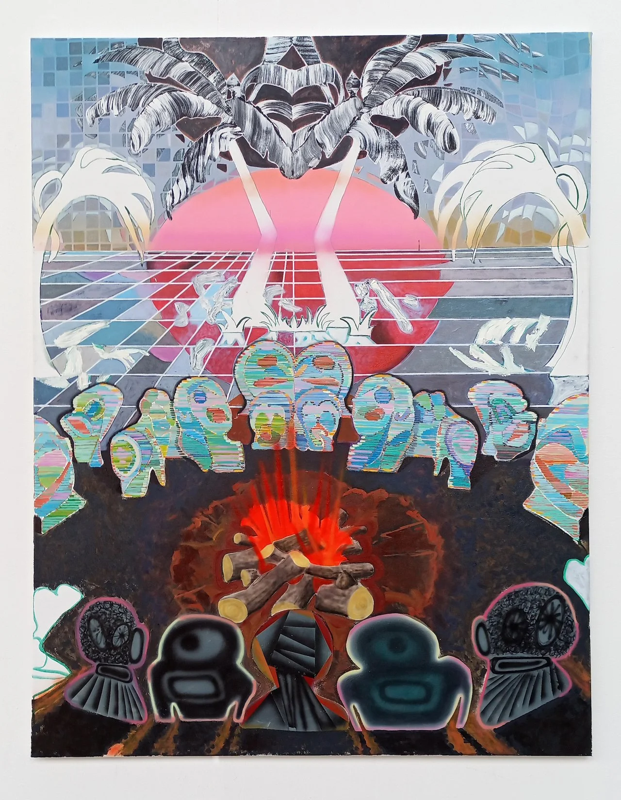 Ian Gonczarow
Quantitative, 2023
huile et acrylique sur toile
180 X 140cm