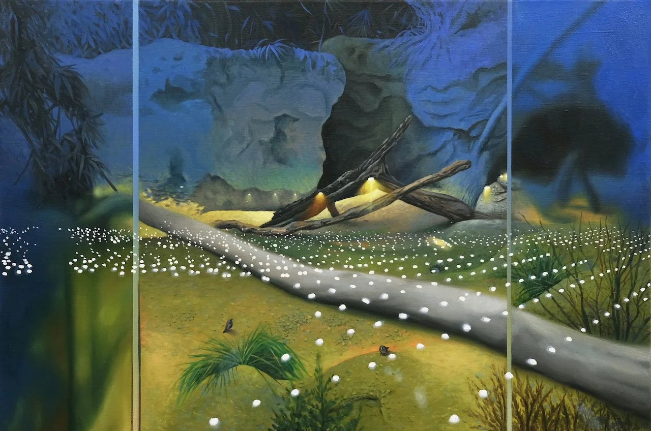 Erik Nieminen
Blue Cave Crossing, 2023
huile sur lin
80 x 120 cm