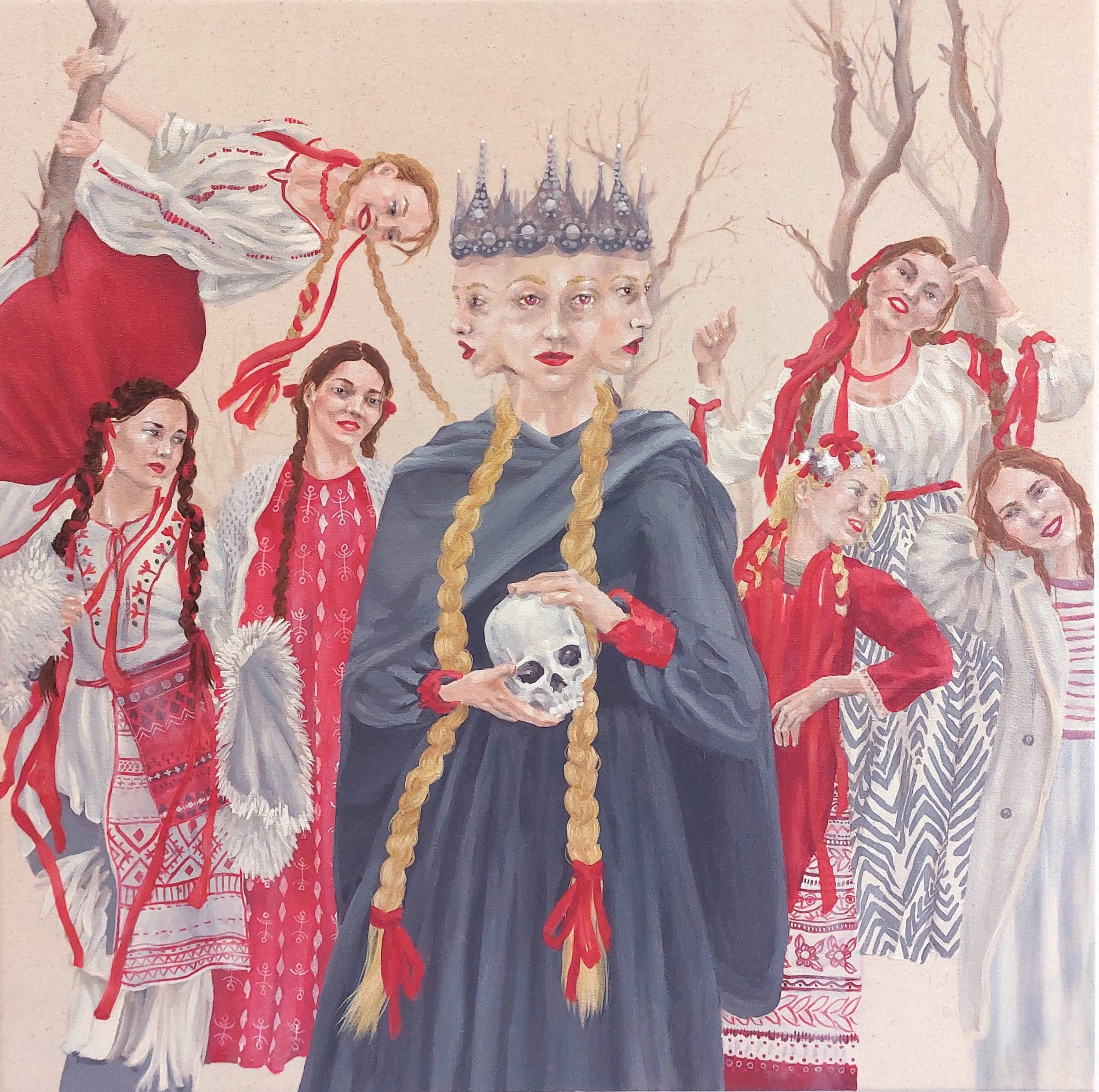 Marianne Pon Layus:
Hécate, 2026
acrylique sur toile / acrylic on canvas
61 x 61 cm