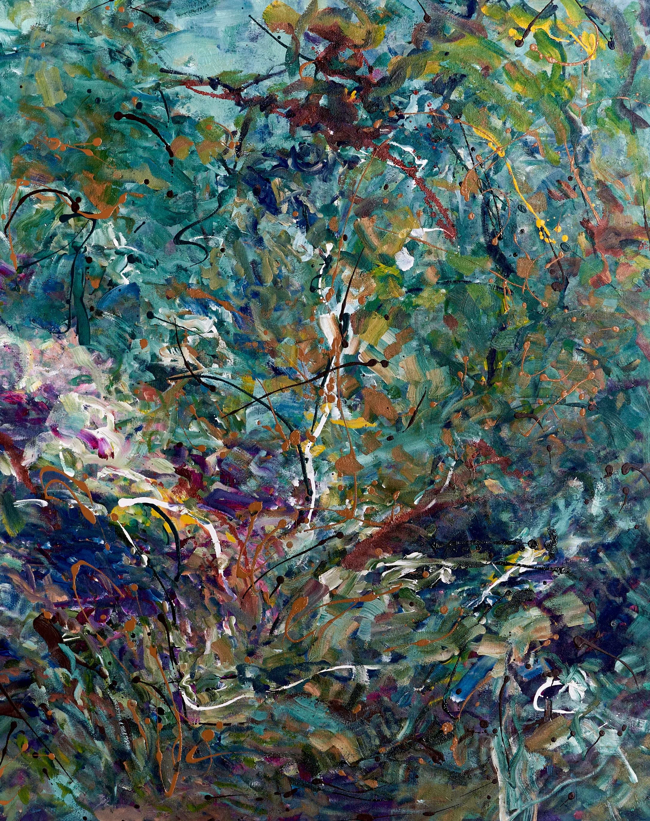 EXPECTATION NO. 2  acrylic on canvas  72 x 48” 2020-23