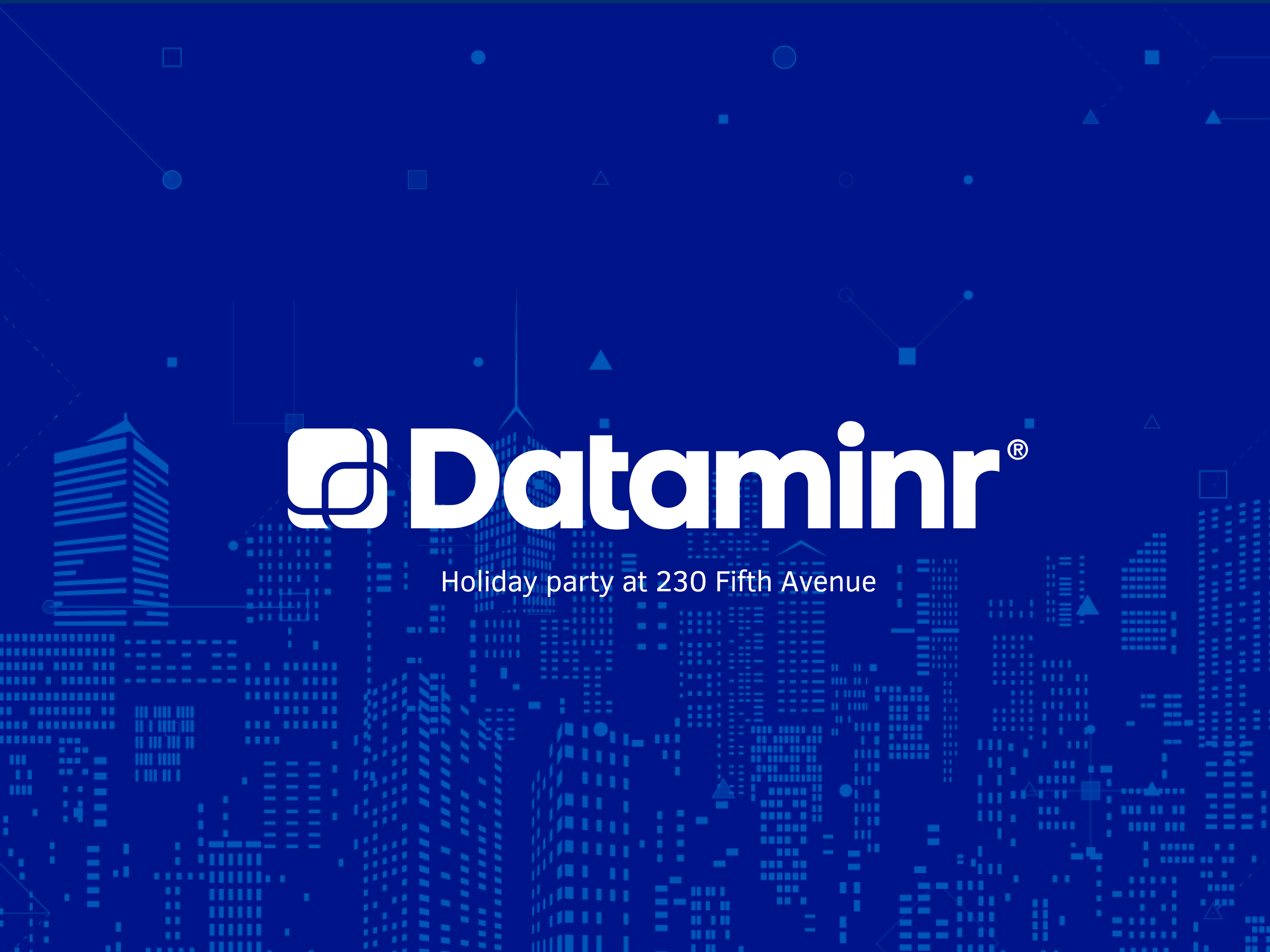 Dataminr: Holiday Party