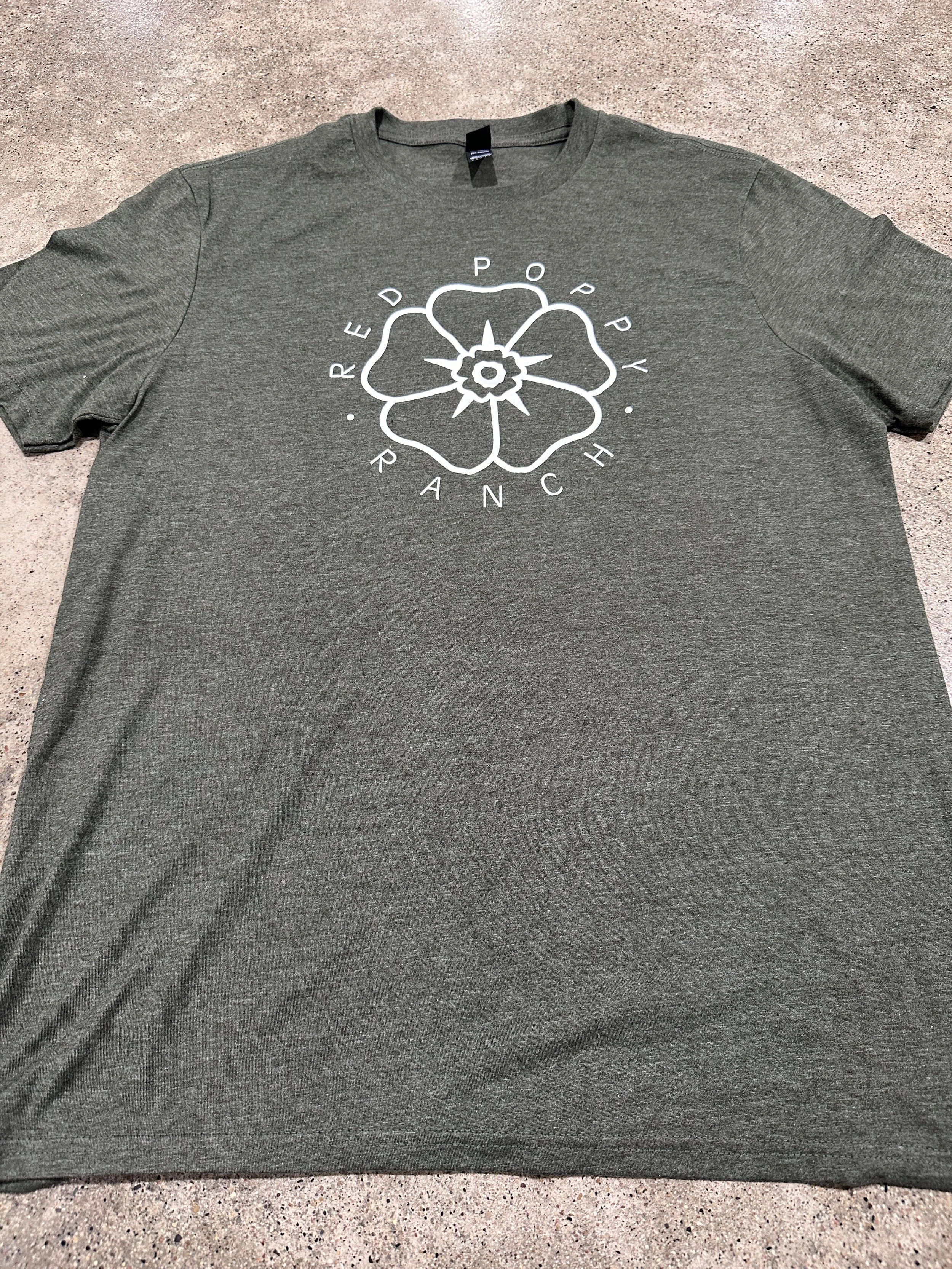 Poppy Heather Olive Green Tee