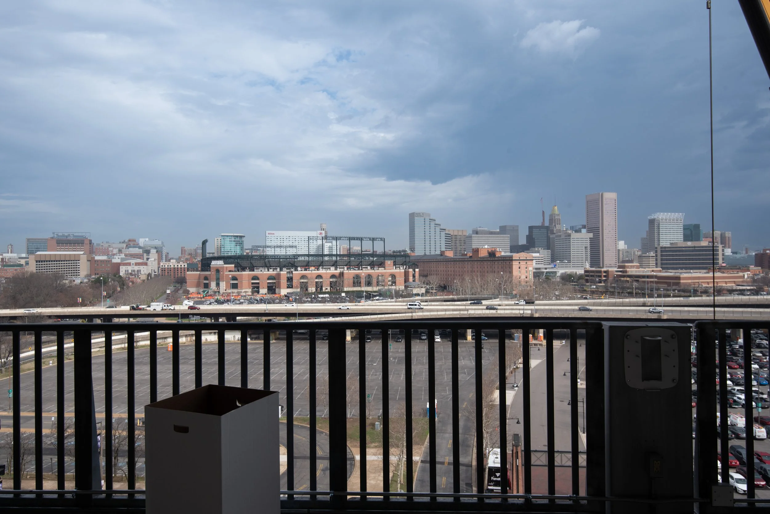 Active construction at M&T Bank Stadium