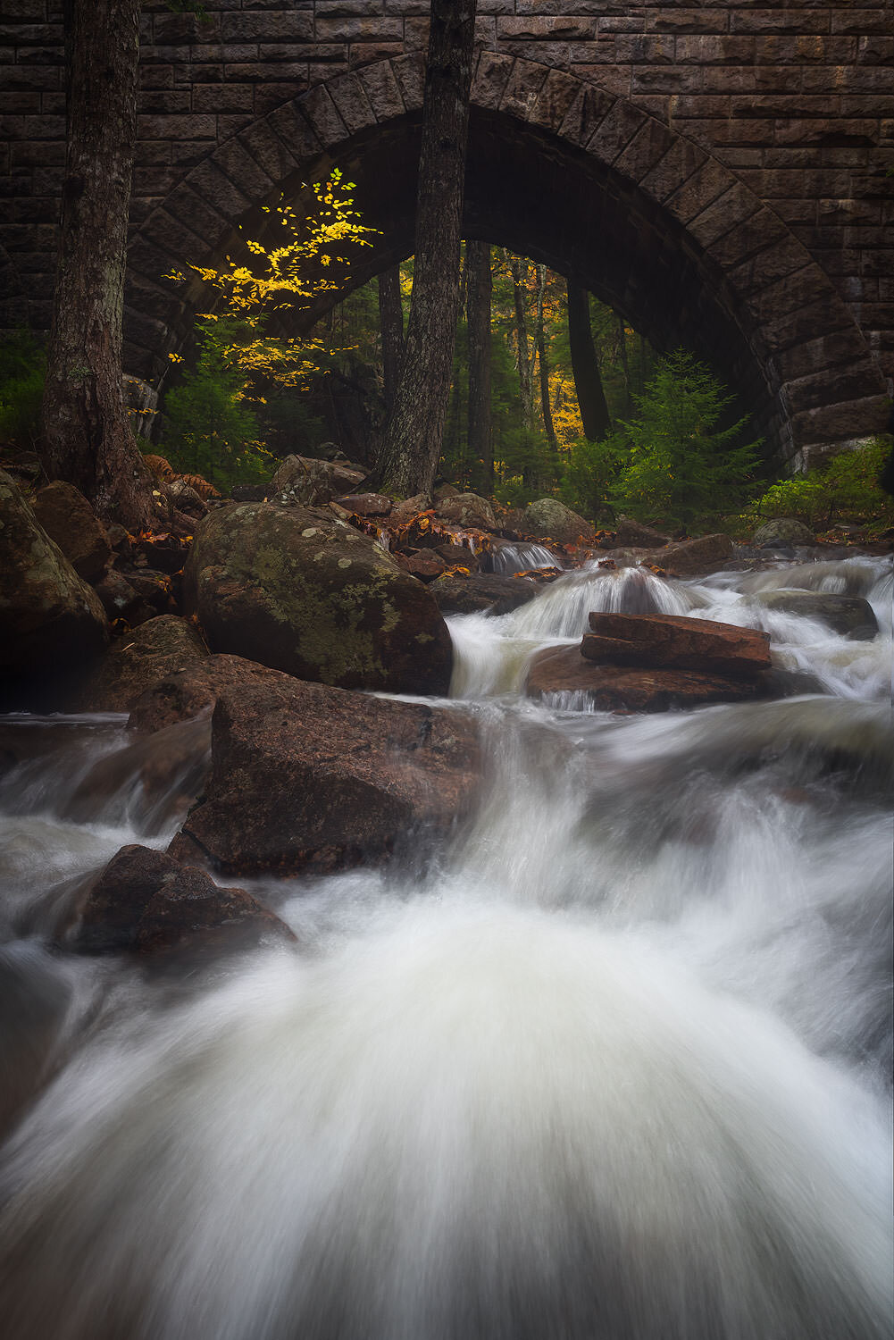 Hemlock Bridge in Fall