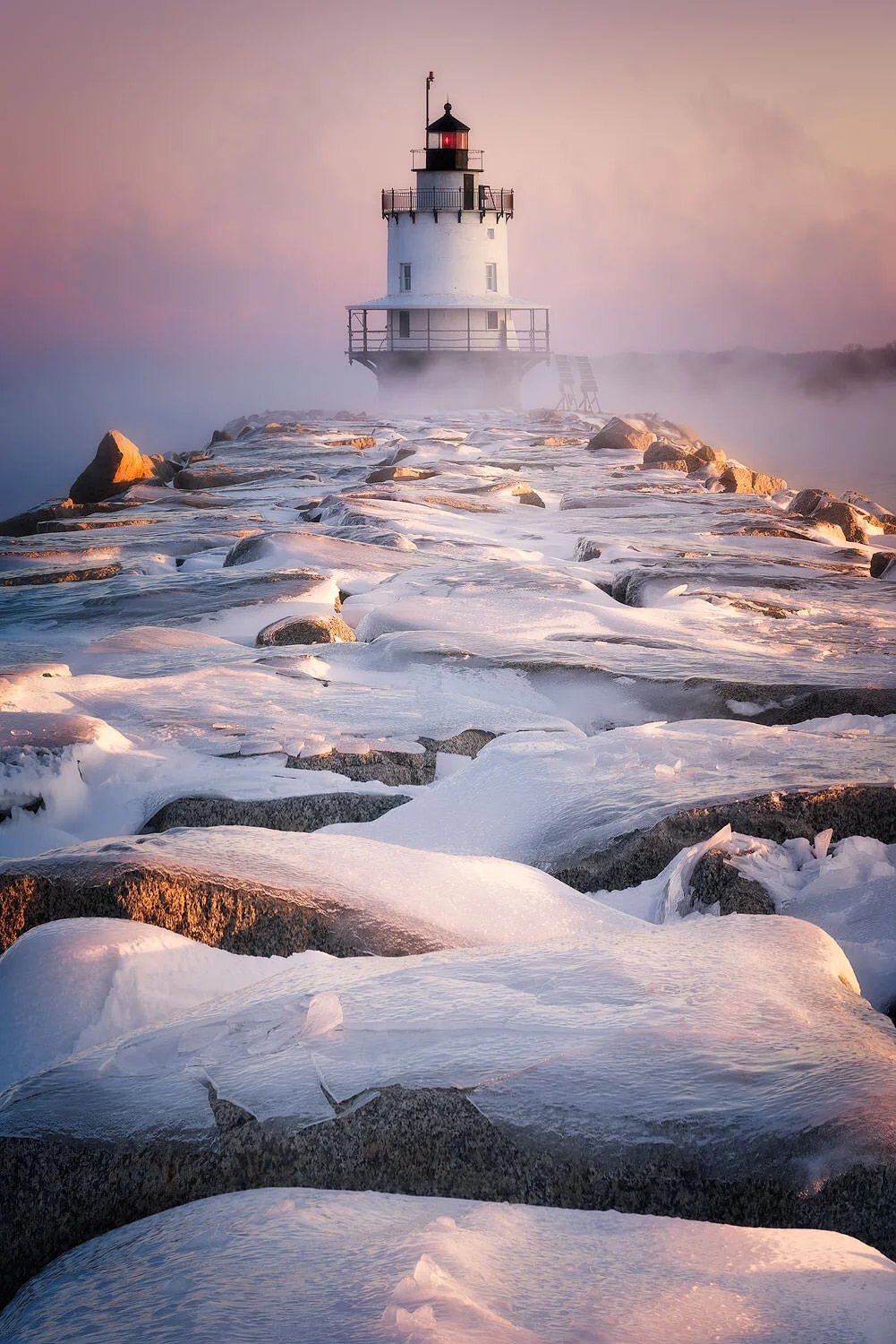 Spring Point Ledge Light - Sea Smoke