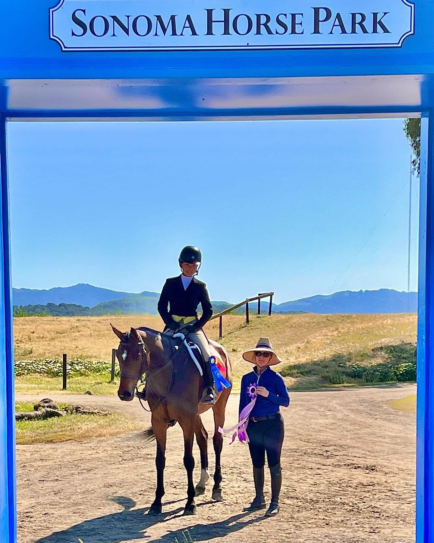 Dillon 7th in the 2&rsquo;6 Derby today!🐴 I&rsquo;m very proud of all my riders supporting each other on good days and not so good days. #proudhorsetrainer❤️ #kimberlinnfarms #sonomahorsepark