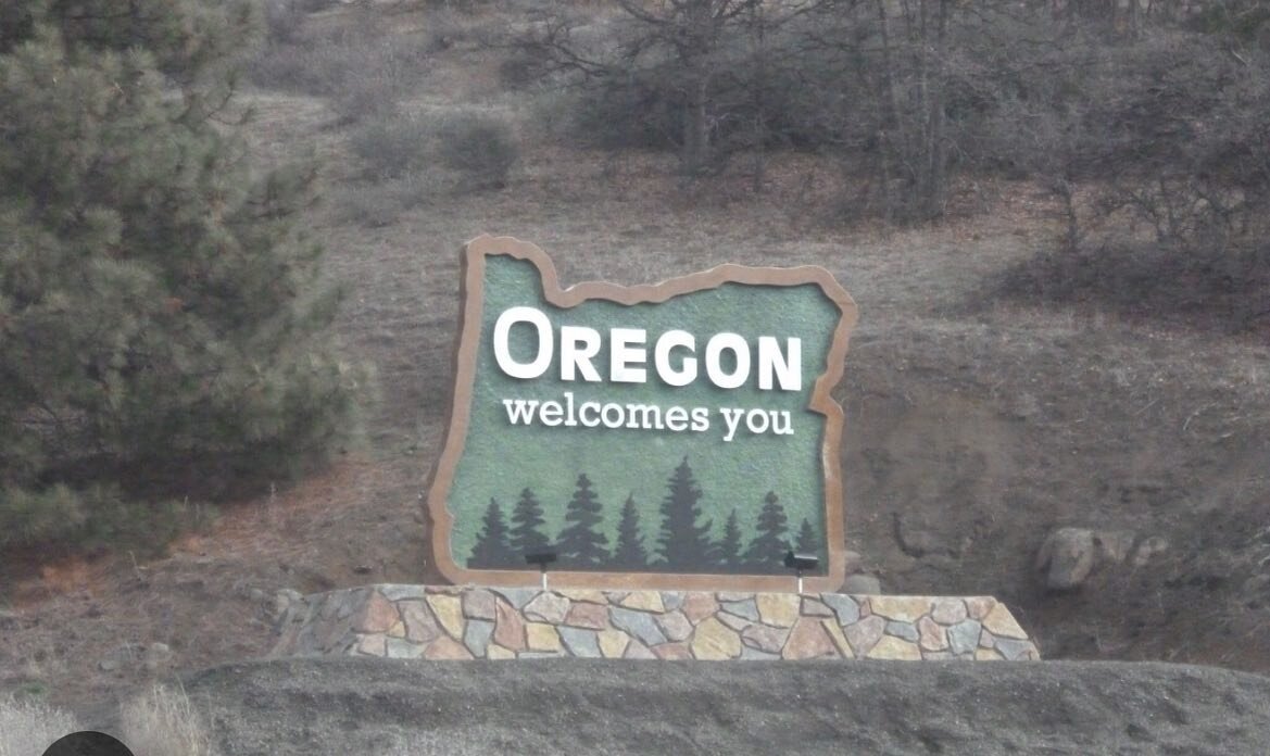 Crossing state lines #oregon