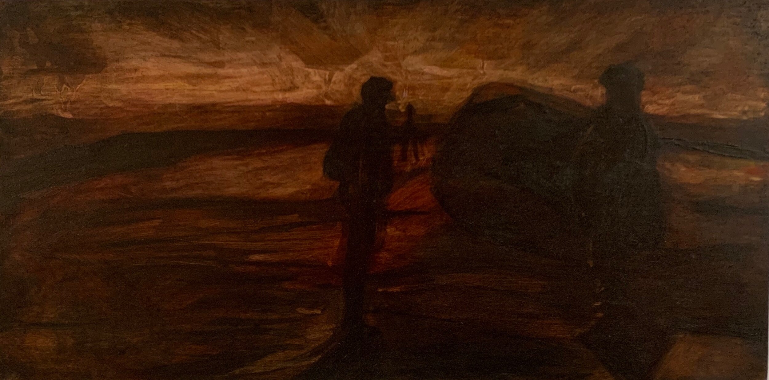 Egg-oil underpainting white