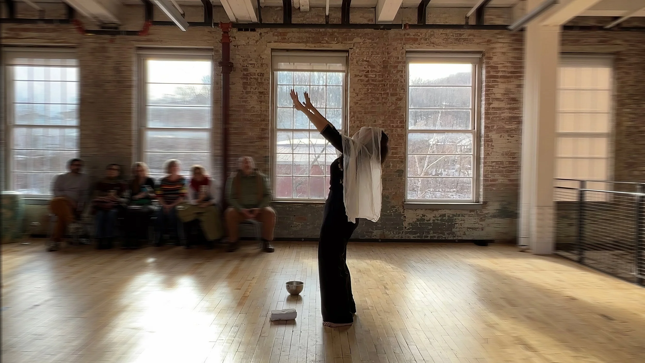 Mourning Ritual, 2025, Performance at Art+Everywhere Retreat, MASS MoCA, North Adams, MA