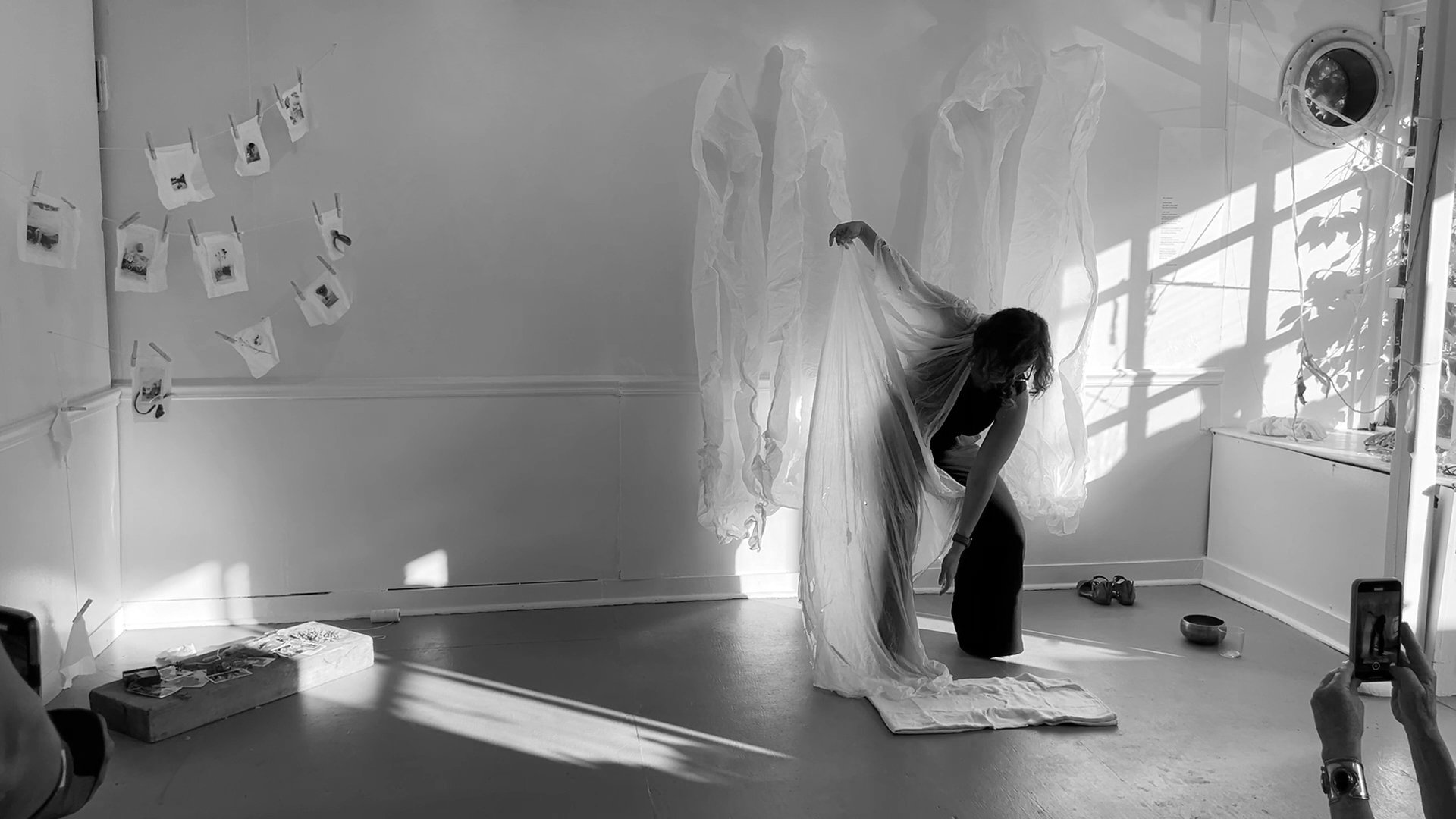 Mourning Ritual, 2024, Performance at Gallery RAG, Rocky Neck, MA