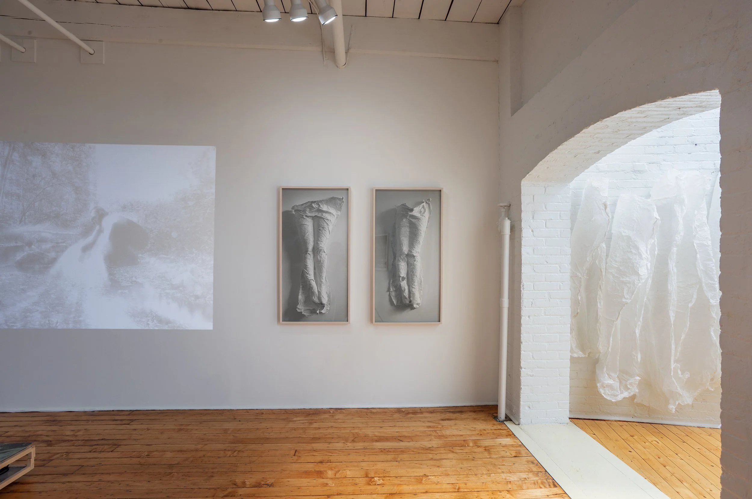 Tracing Radiance, 2026, Installation at The Linen Factory, Port Chester, NY. Photo by Lori Adams