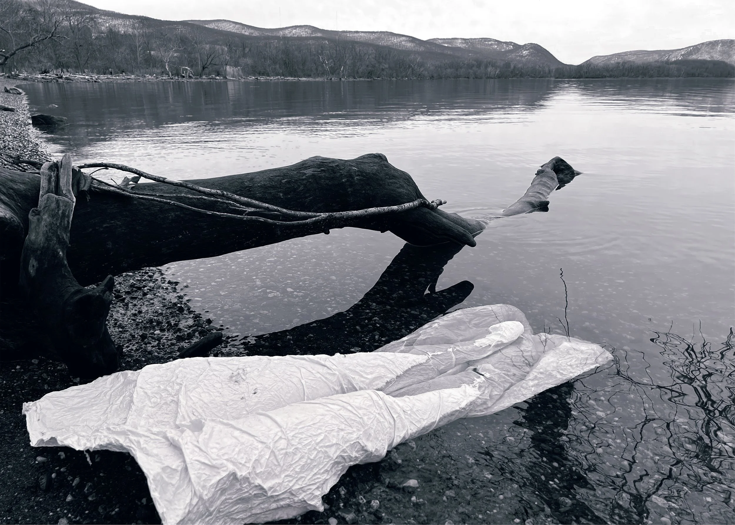 Shall We Gather By the River, 2023, Archival ink print