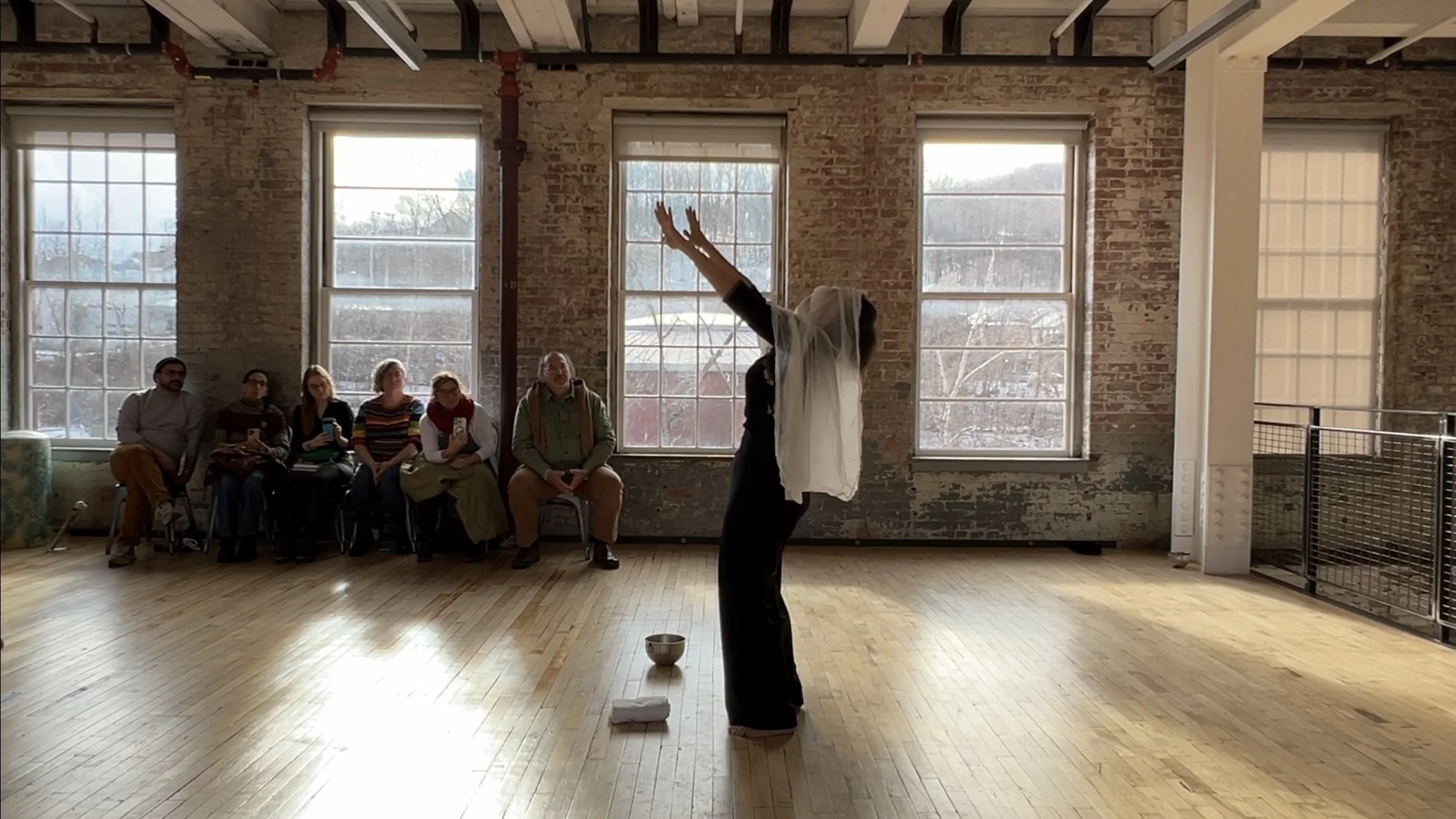 Mourning Ritual, 2025, Performance at Art+Everywhere Retreat, MASS MoCA, North Adams, MA