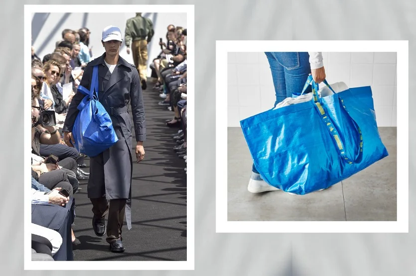 balenciaga bag vs ikea