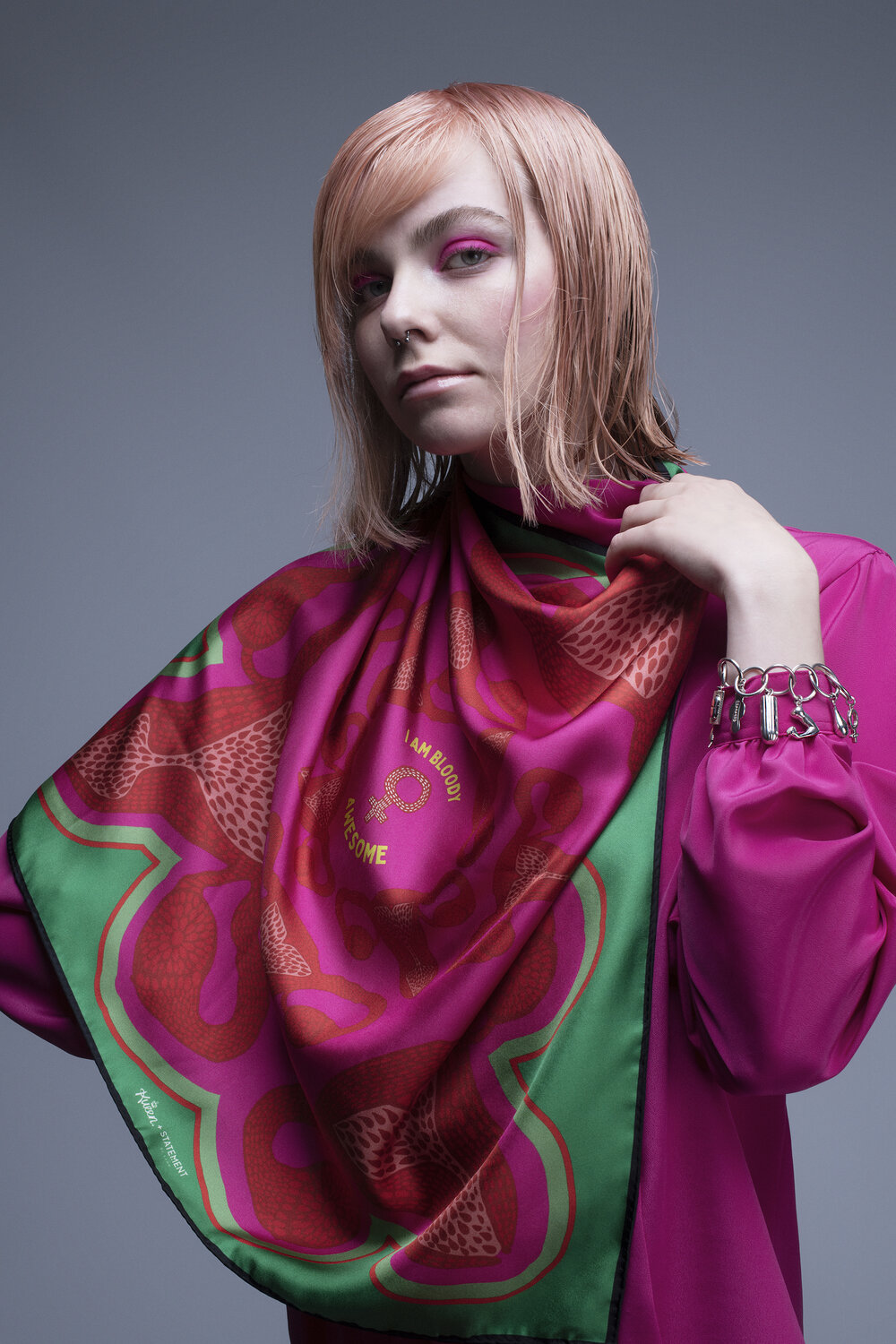 Kueen's 'Bloody Awesome' Scarves Fight Period Stigma — NORDIC STYLE MAG