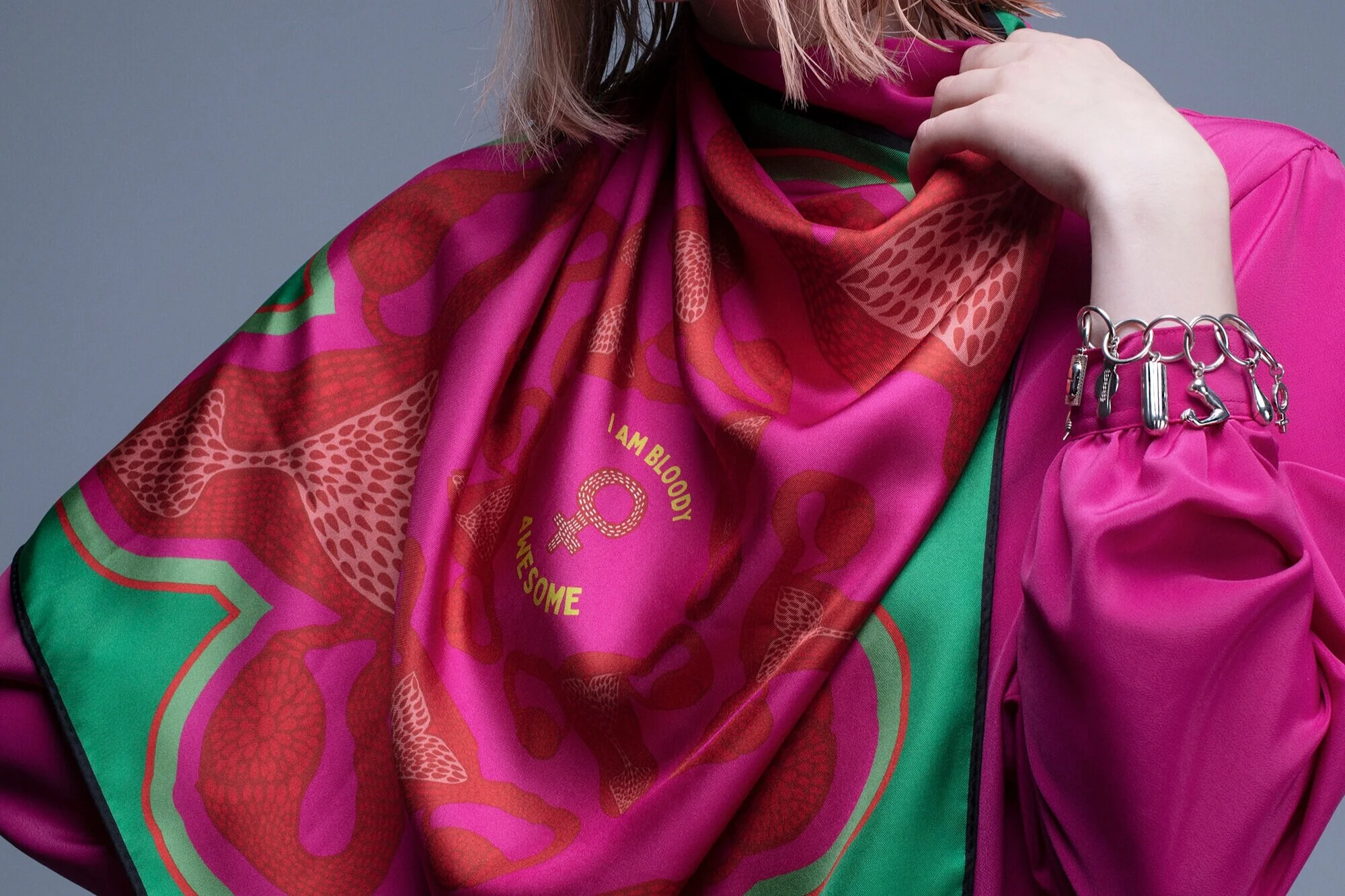 Kueen's 'Bloody Awesome' Scarves Fight Period Stigma