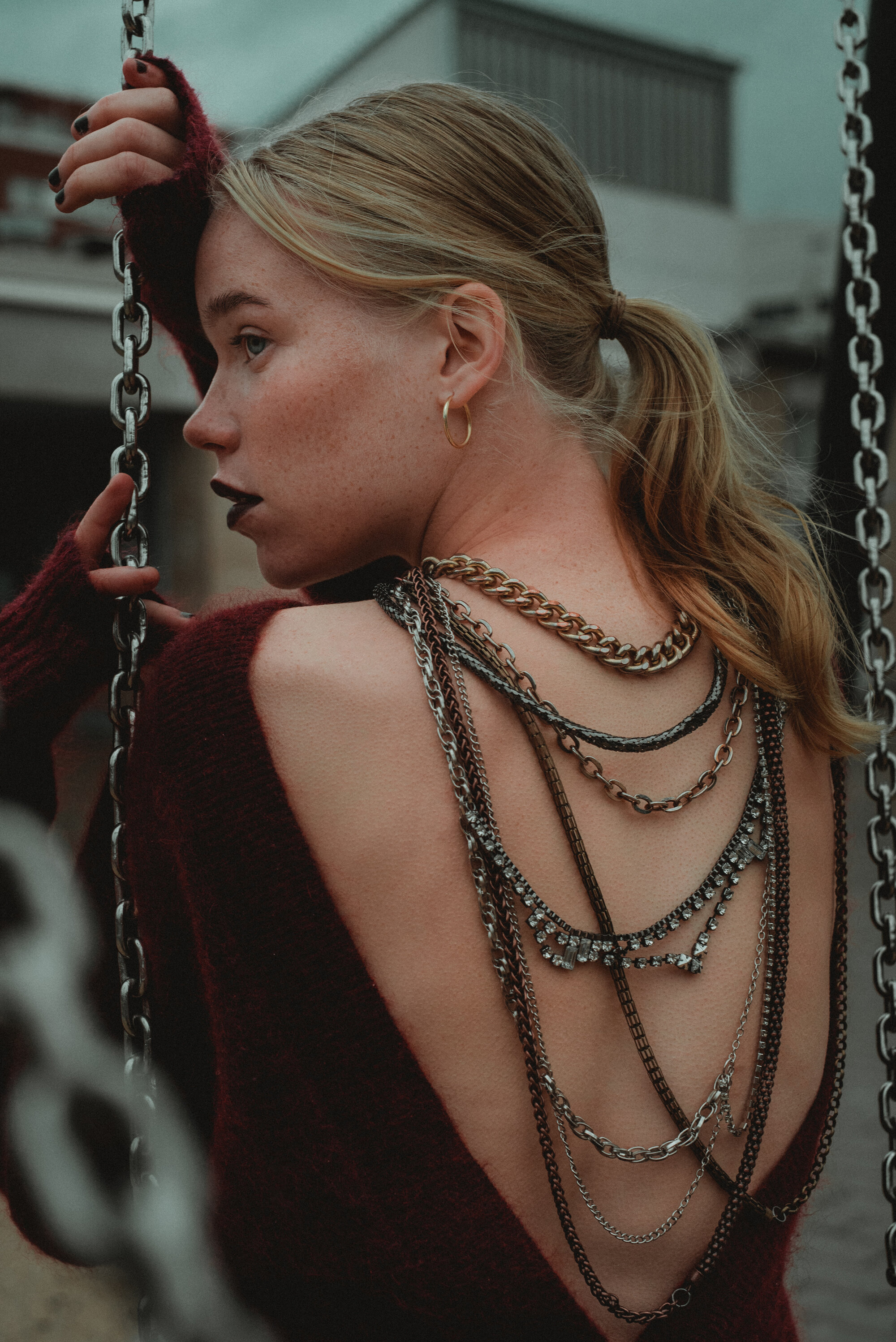 Cardigan: Tiger of Sweden | Jewellery: Vintage