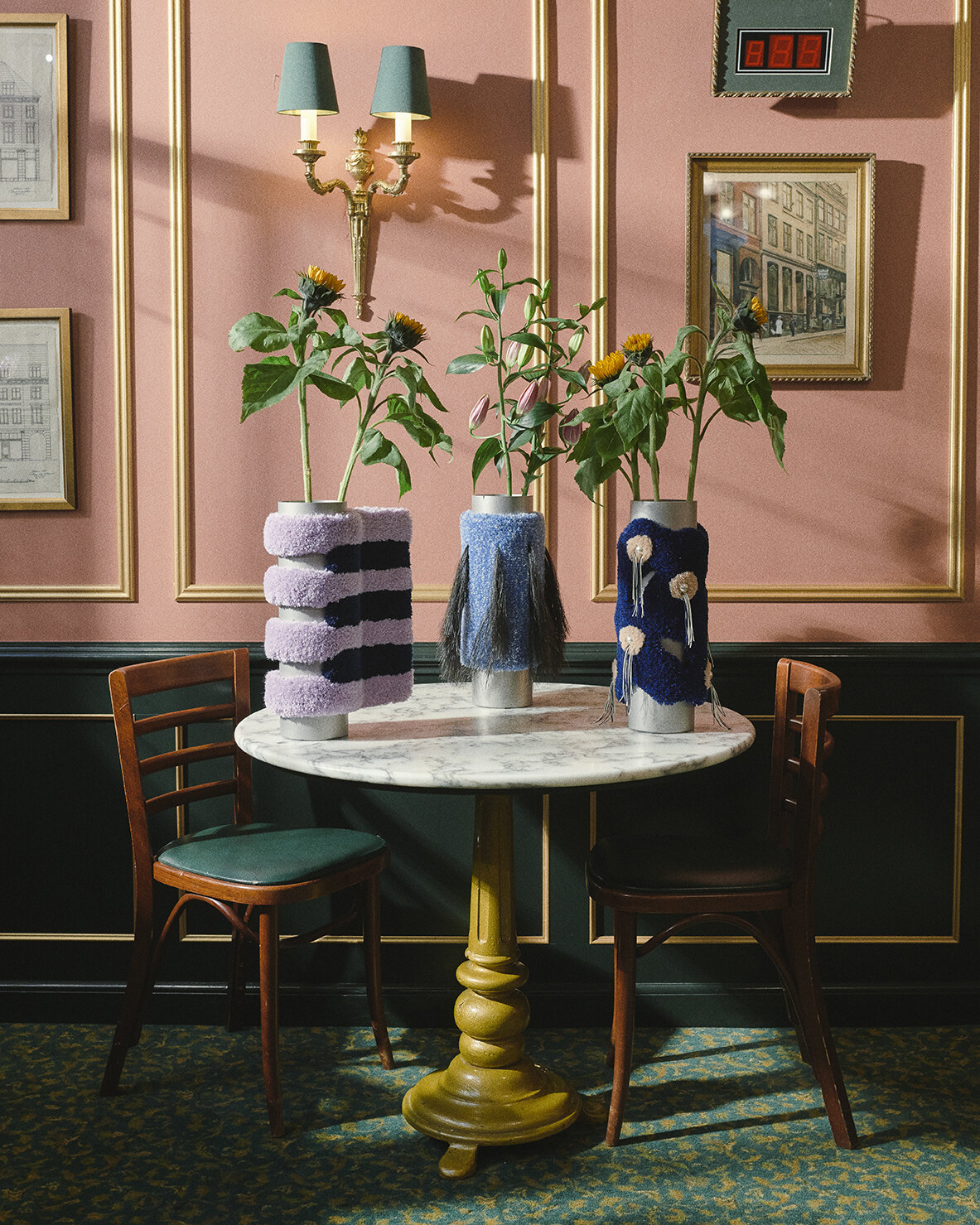 Tableau Röd Studio Cornucopia Vases