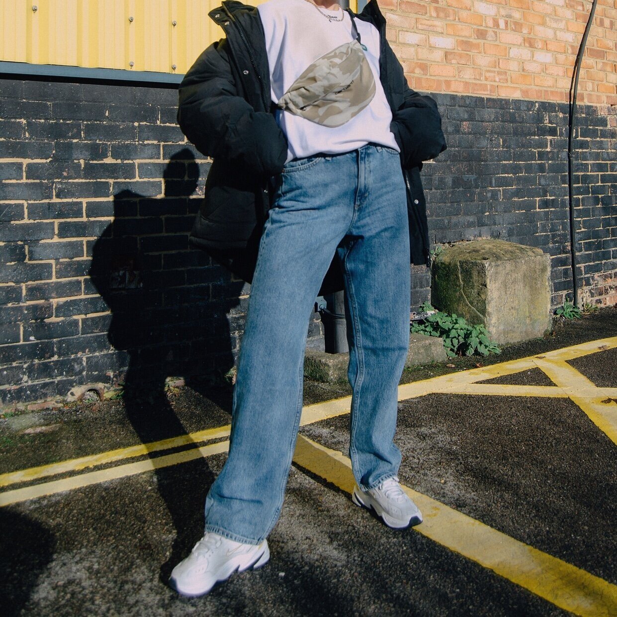 Monki+Taiki+straight+leg+blue+jeans