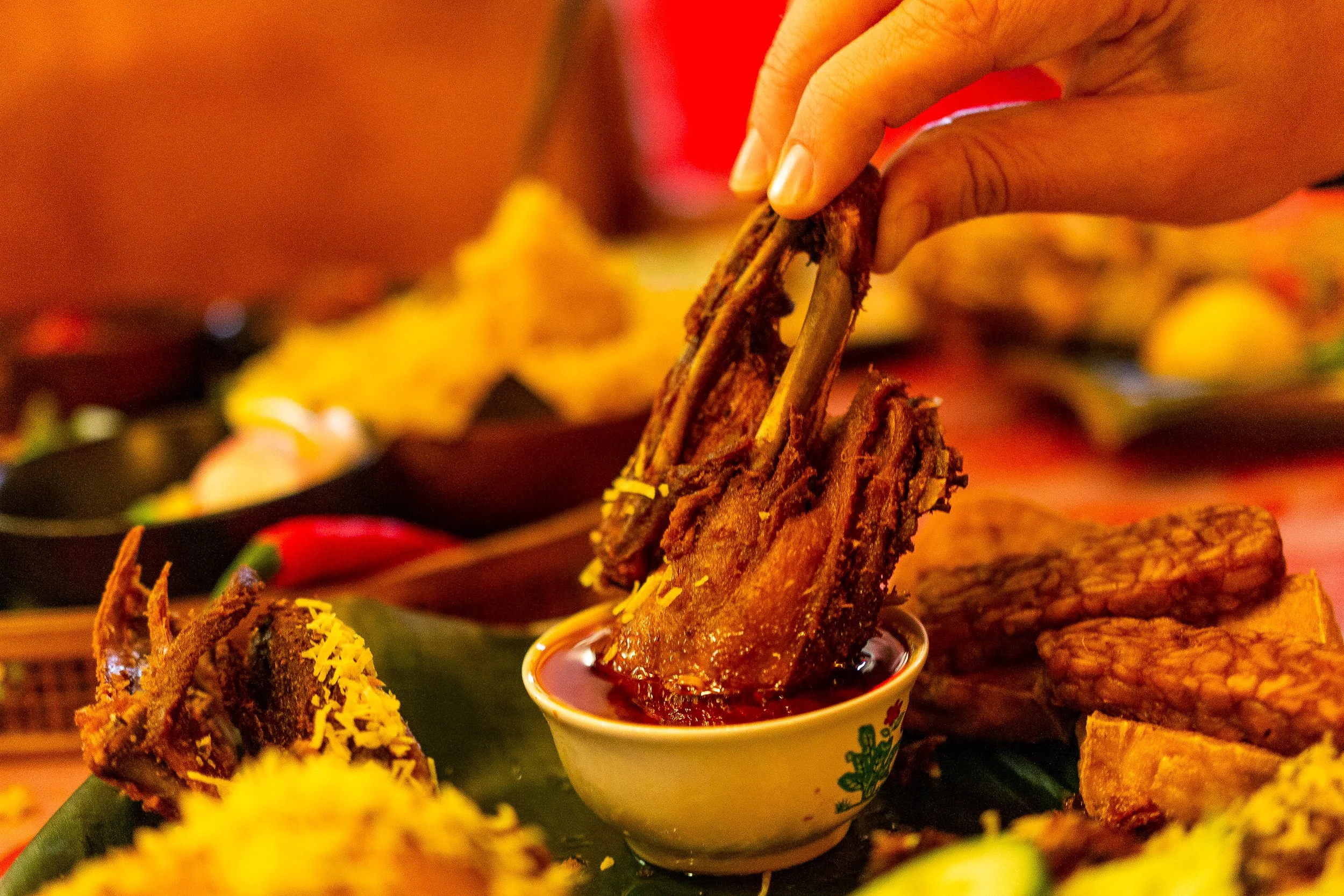 Beef rendang at Java, halal-friendly Indonesian street food restaurant on Karangahape Road, Auckland
