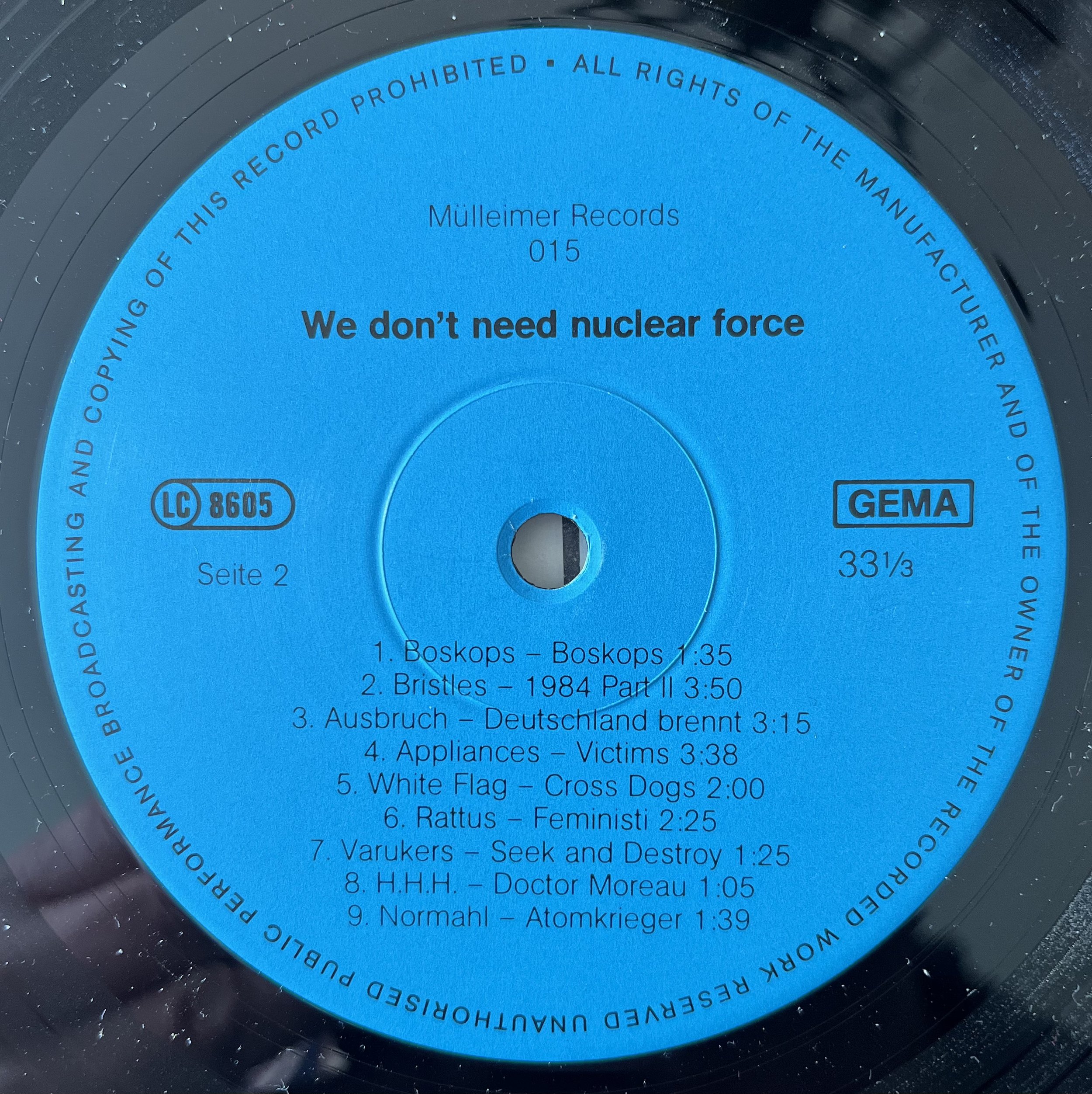 We Don't Need Nuclear Force LP A side label.jpeg