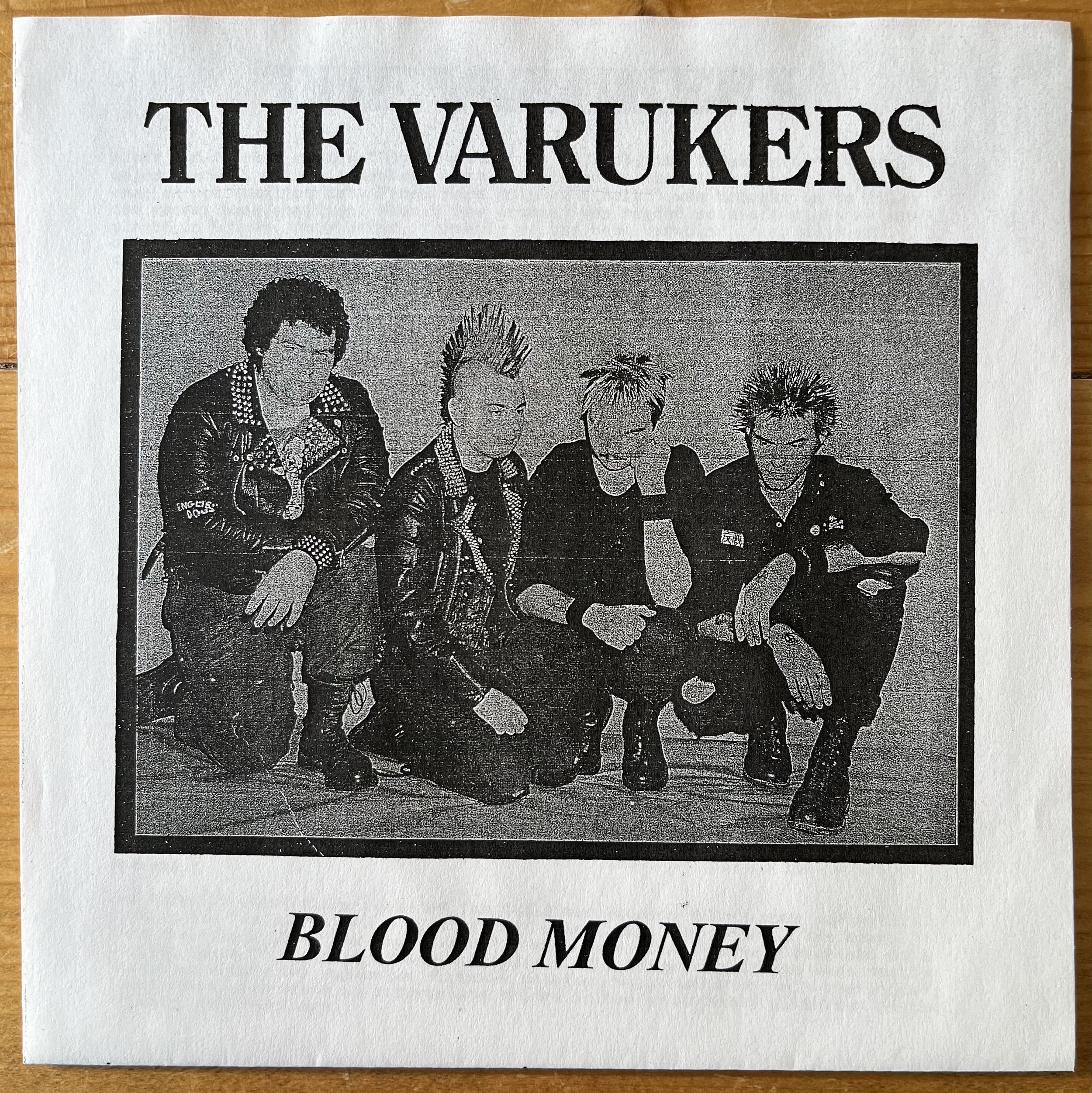 Varukers - Blood Money EP test press front cover.jpeg