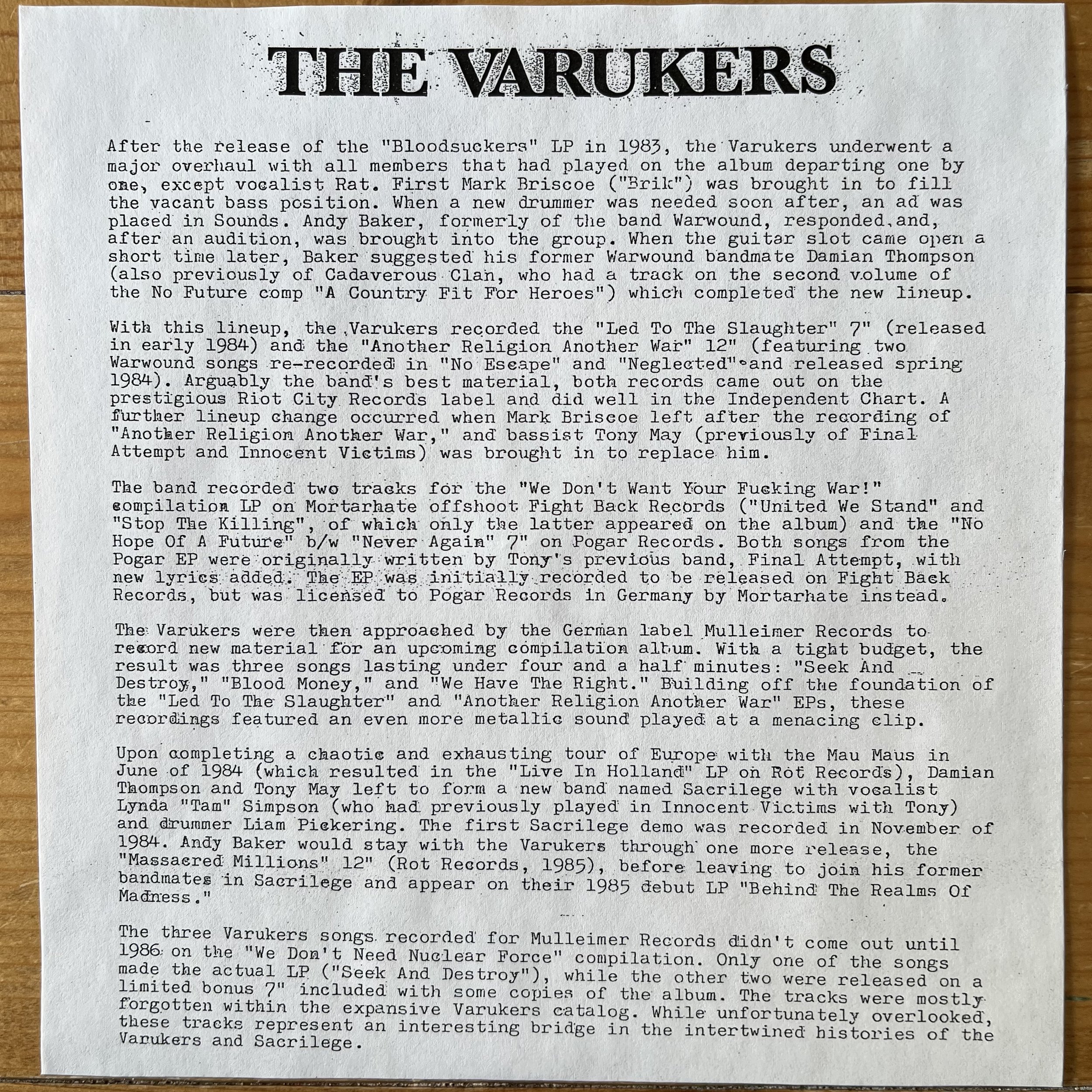 Varukers - Blood Money EP test press insert.jpeg