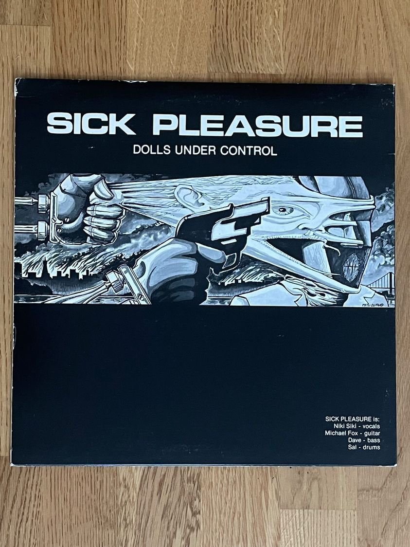 Code Of Honor - Sick Pleasure split LP - cover B side.jpeg