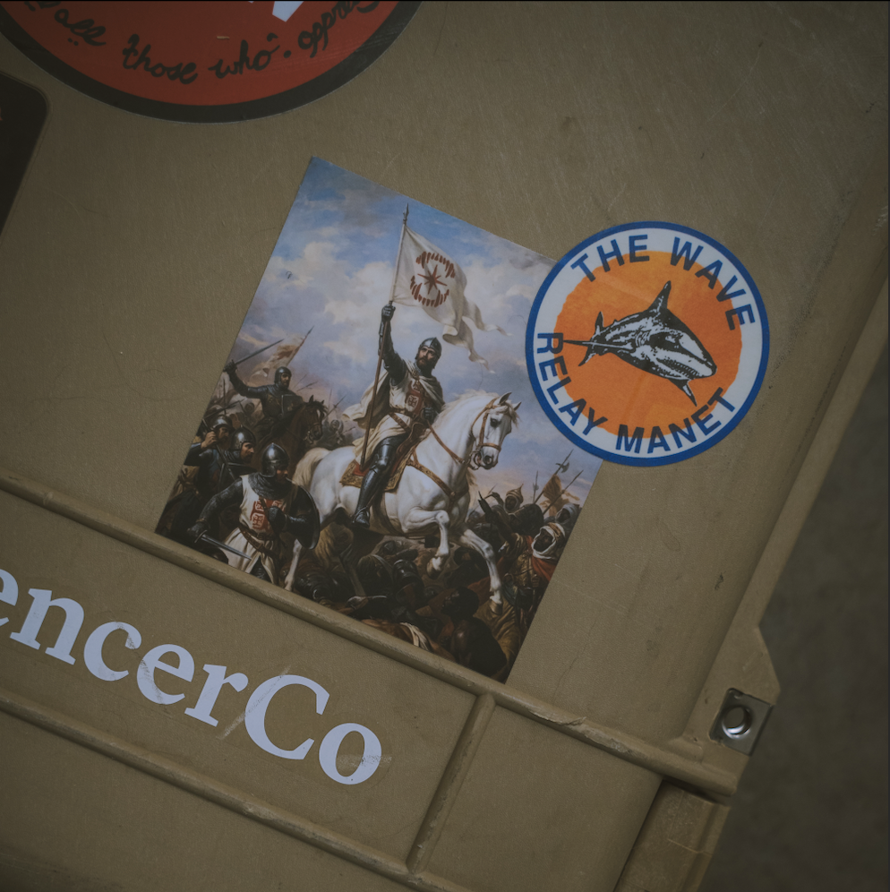 Crusade sticker