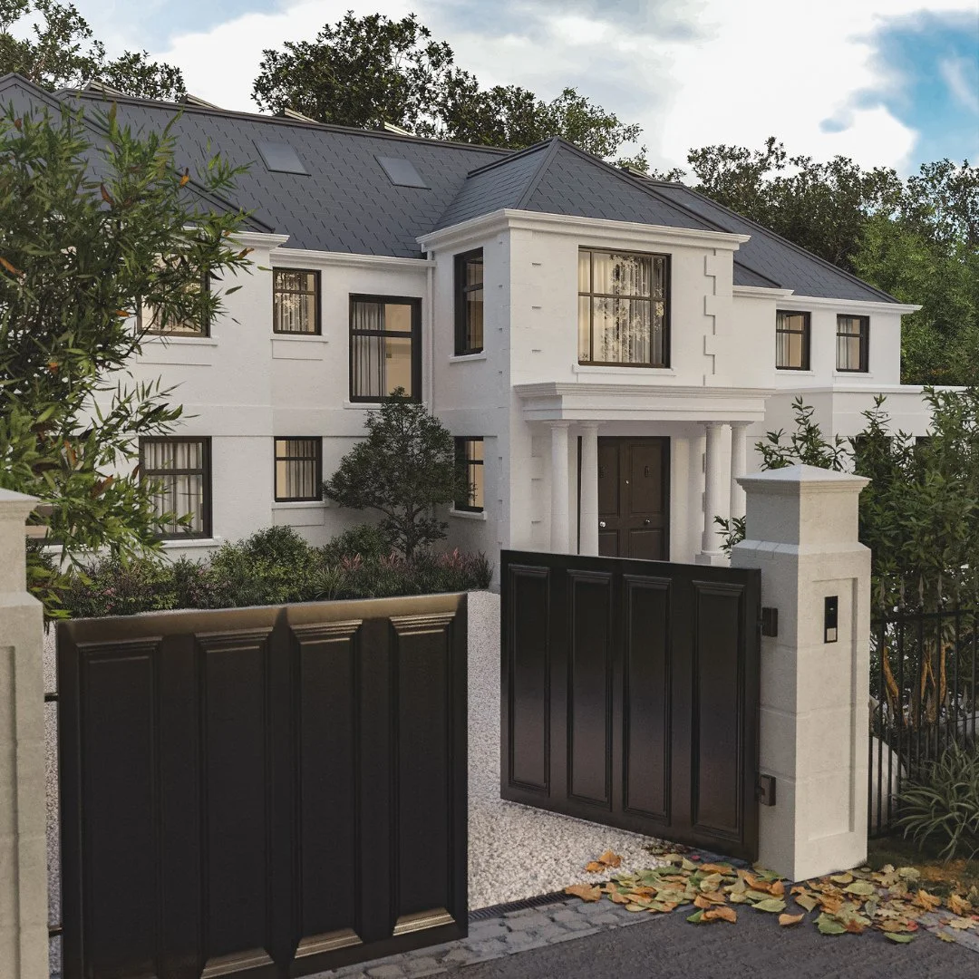 Morph Design Studio crafted this residence with refined proportions, timeless detailing and spaces designed for luxurious living.⁠
⁠
#LuxuryArchitecture #SurreyHomes #BespokeDesign #TimelessLiving #LuxuryProperty #MorphDesignStudio #DreamHome