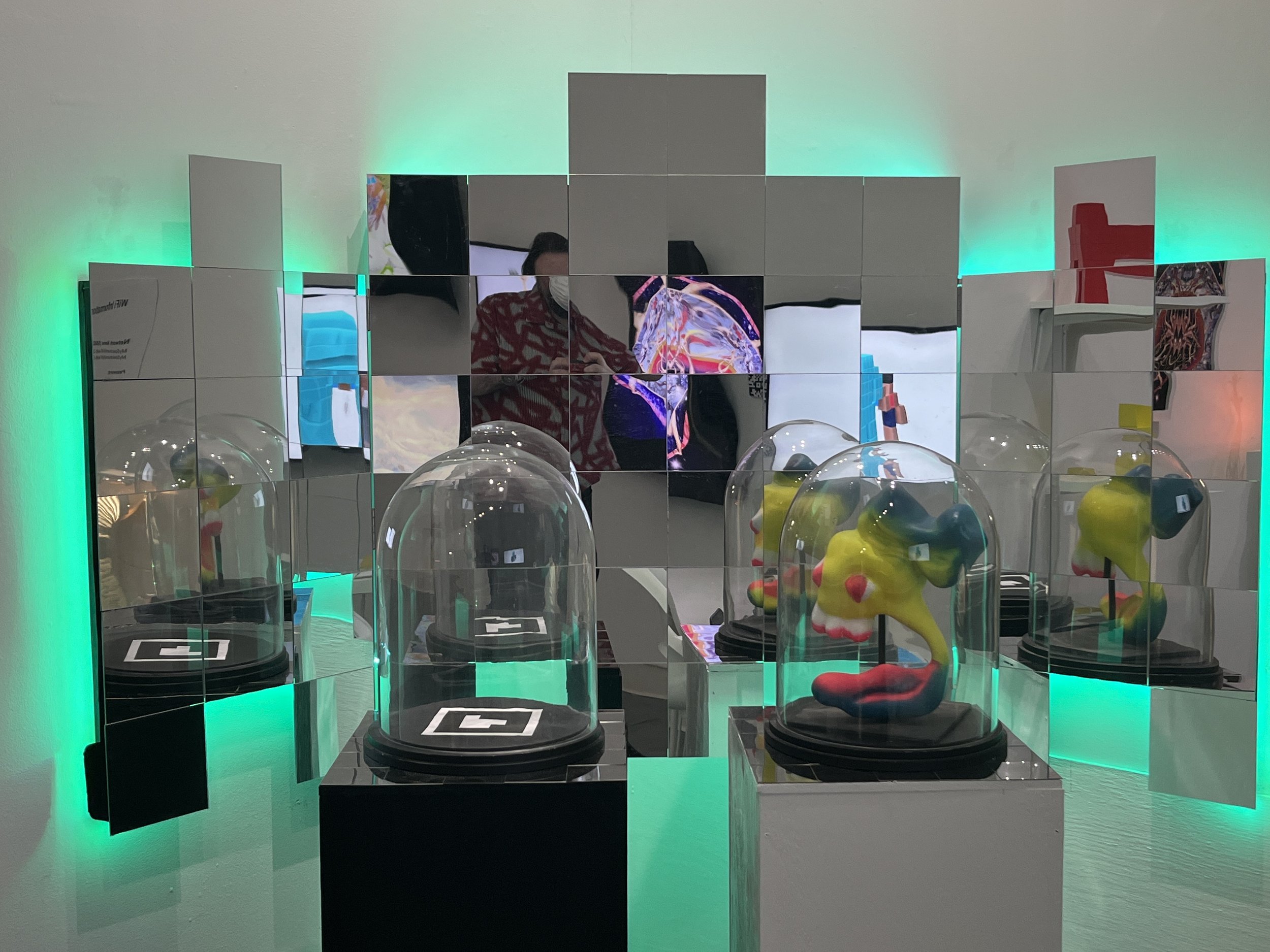 Shlumper, As Much As Nothing, mixed media installation with augmented reality, dimensions variable.