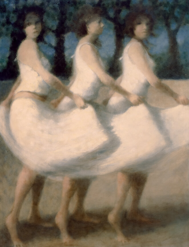 Three Dancers Washington Square NYC (1999)