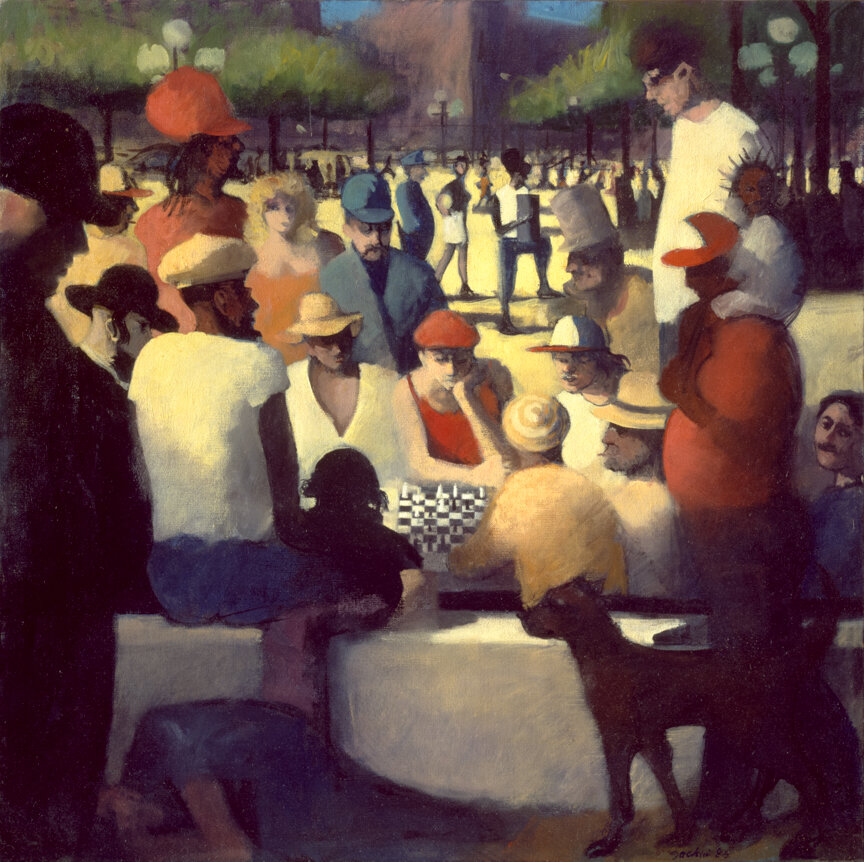 Study Washington Square Chess Players (1986)