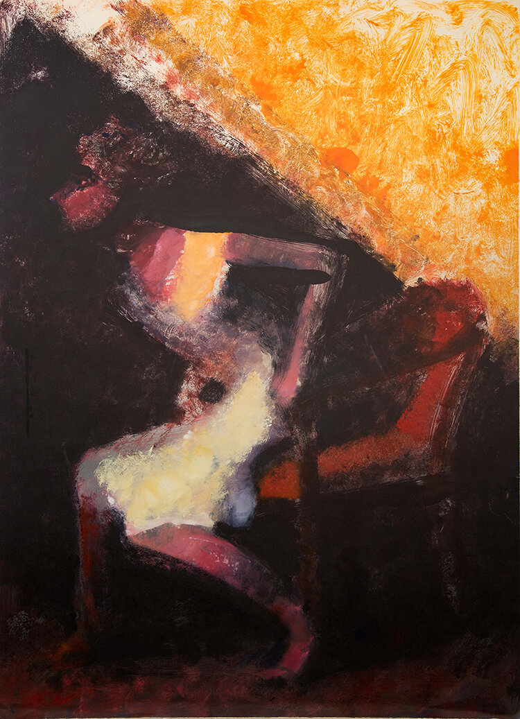 Woman in a Chair Rising 1 (1984)